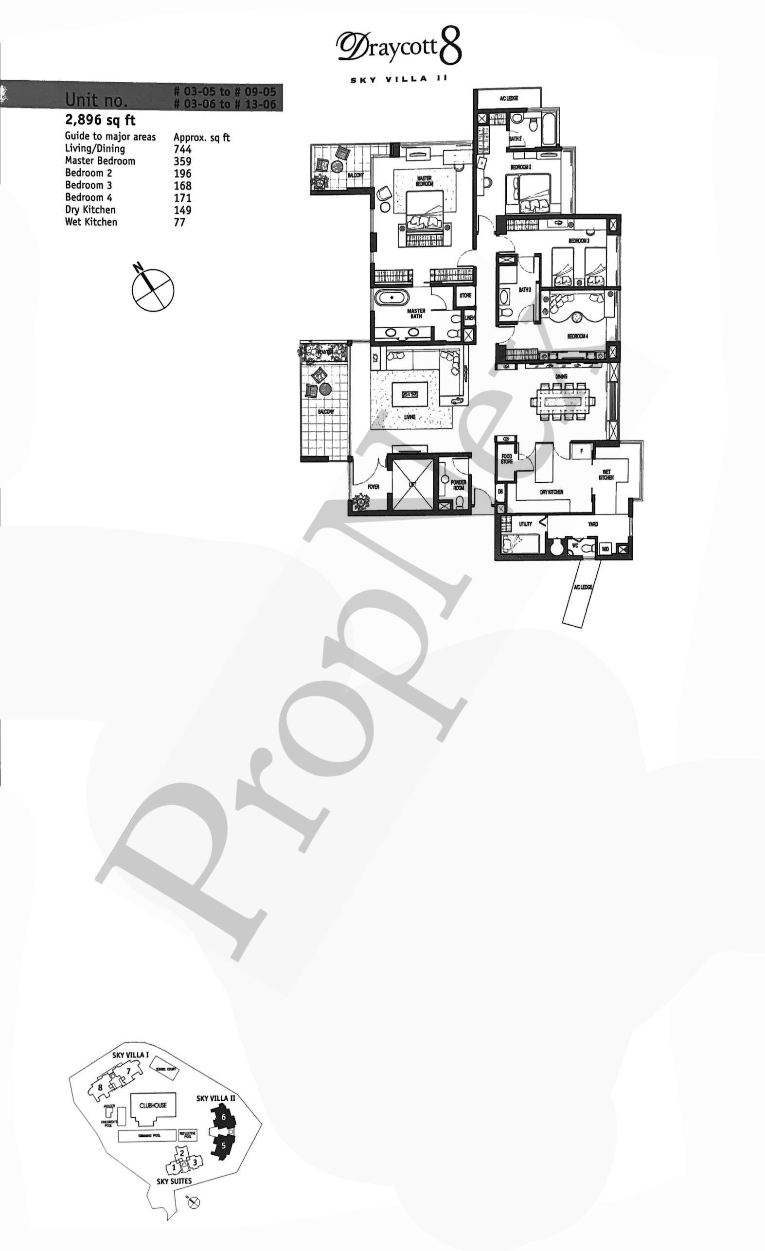 Draycott 8 – 4-BEDROOM #03 to 09-05, #03 to 13-06