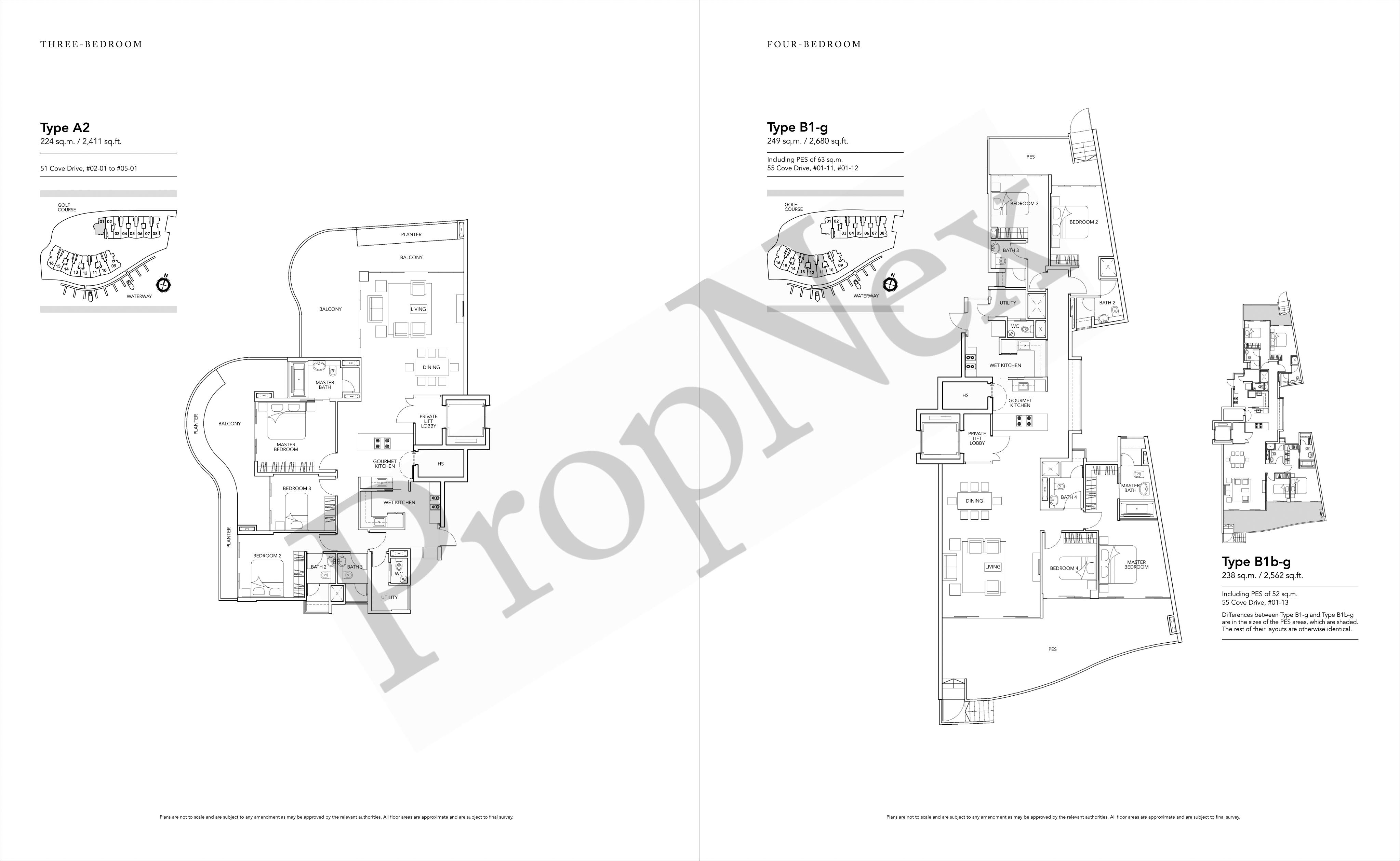 Turquoise – 4 Bedroom B1b-g