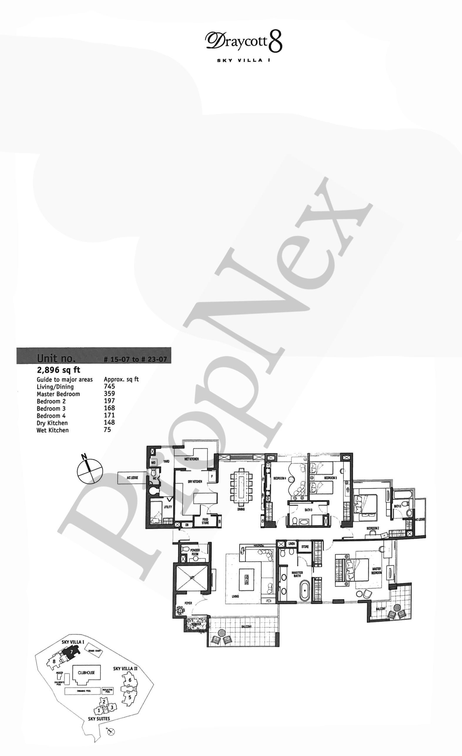 Draycott 8 – 4-BEDROOM #15 to 23-07
