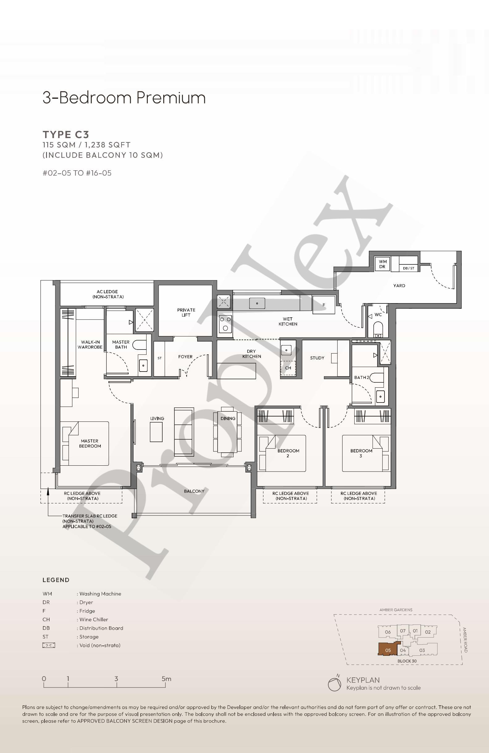 Amber House – 3-BEDROOM + With Study C3