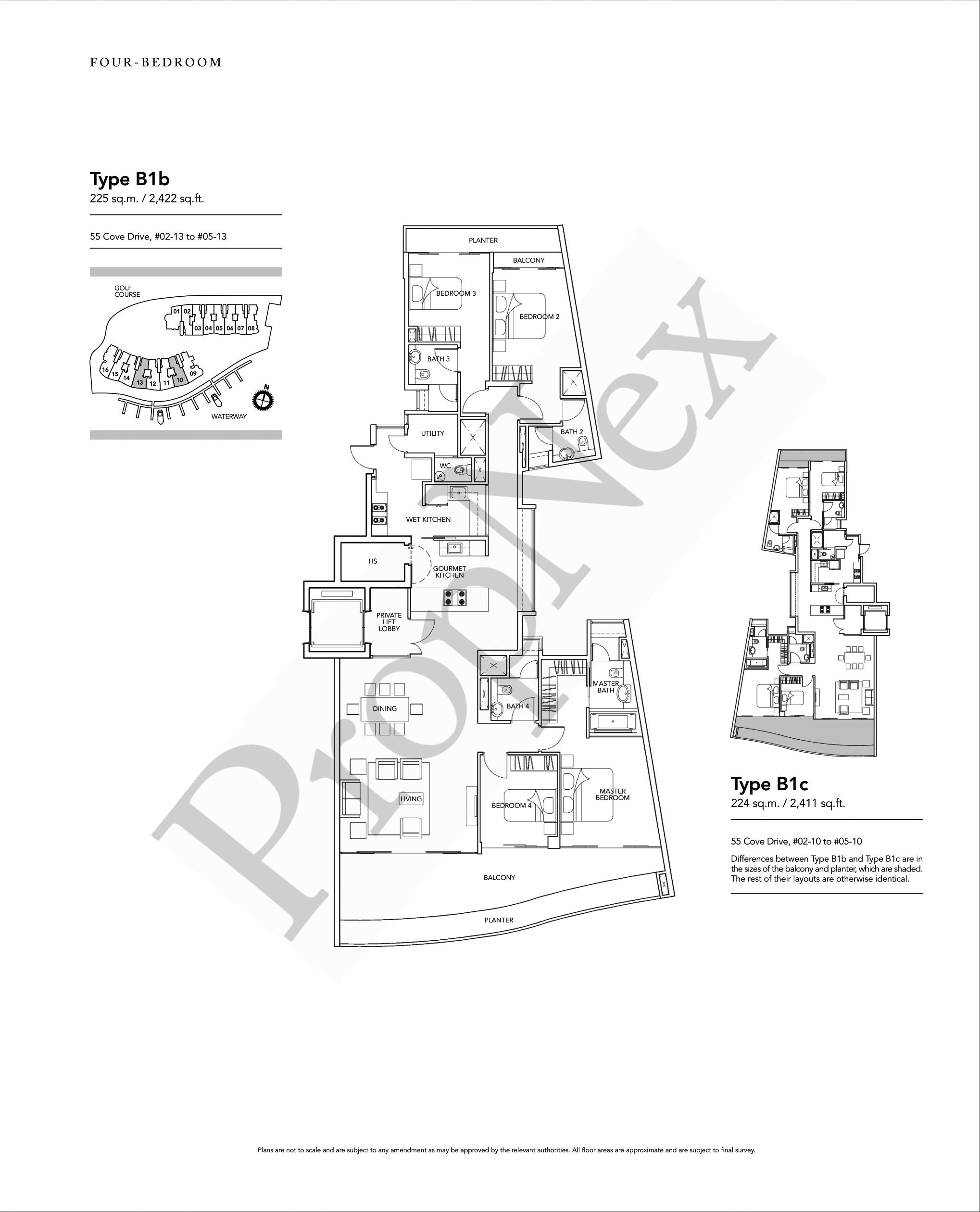 Turquoise – 4 Bedroom B1b