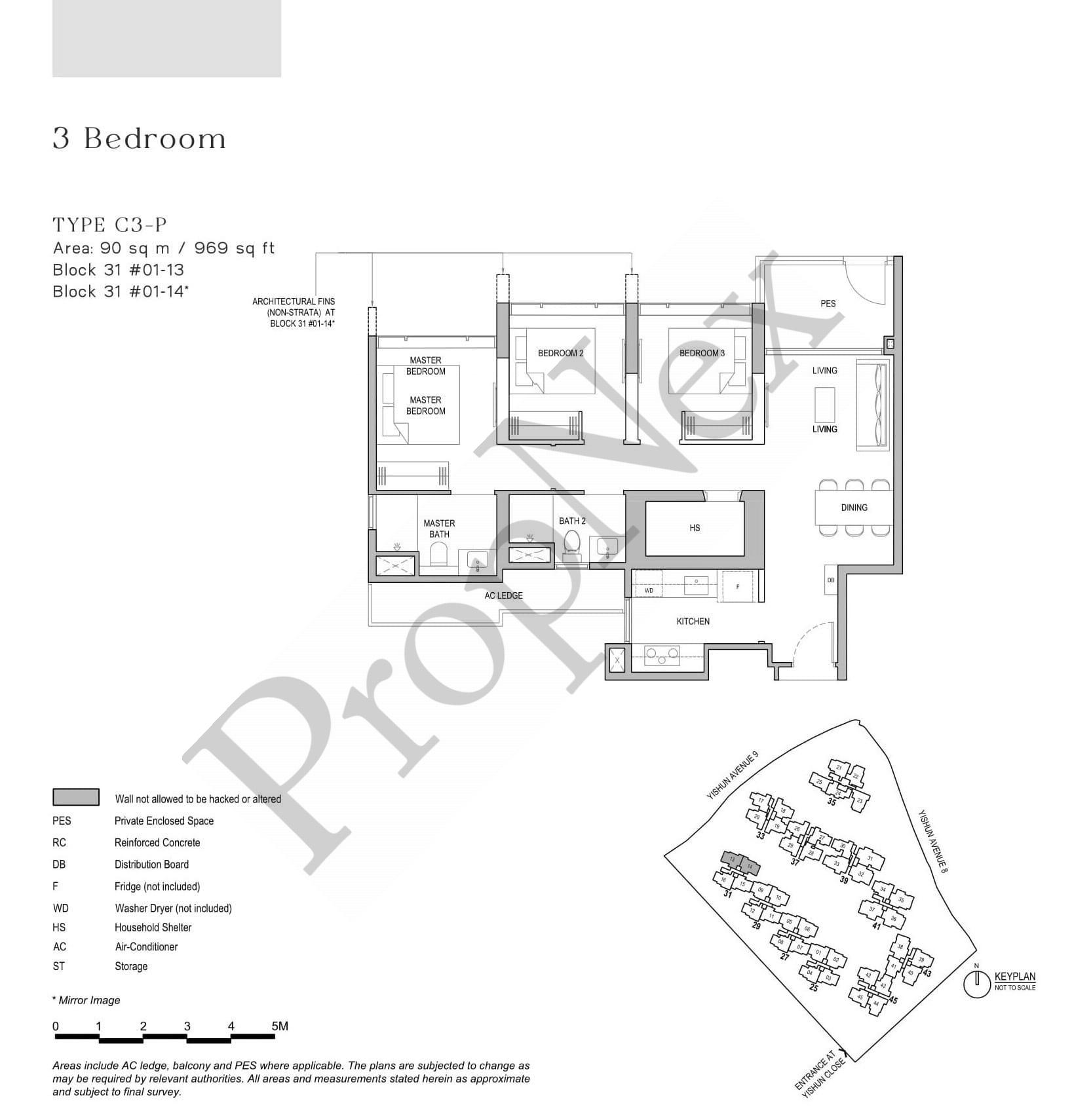 North Gaia – 3 BEDROOM C3-P