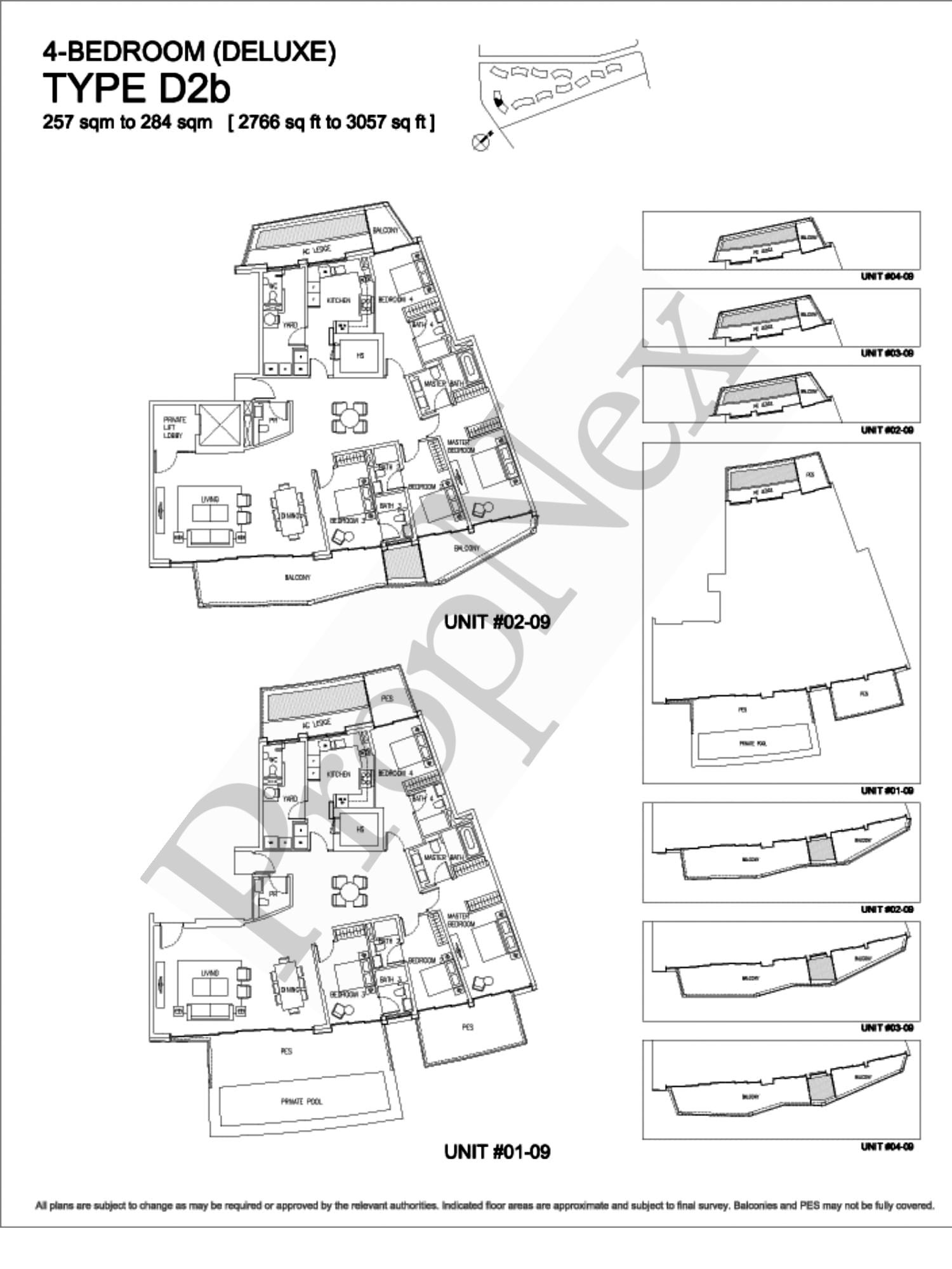 Corals at Keppel Bay – 4-BEDROOM D2b - 2766sqft