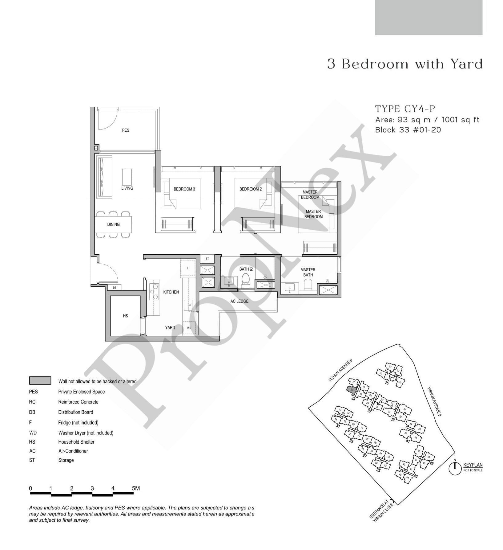 North Gaia – 3 BEDROOM + YARD CY4-P