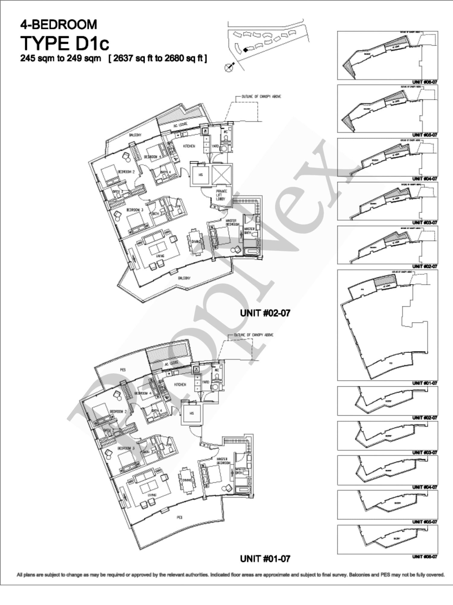 Corals at Keppel Bay – 4-BEDROOM D1c - 2637sqft