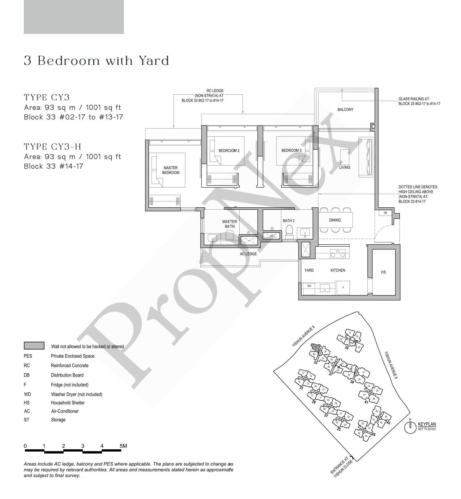 North Gaia – 3 BEDROOM + YARD CY3-H