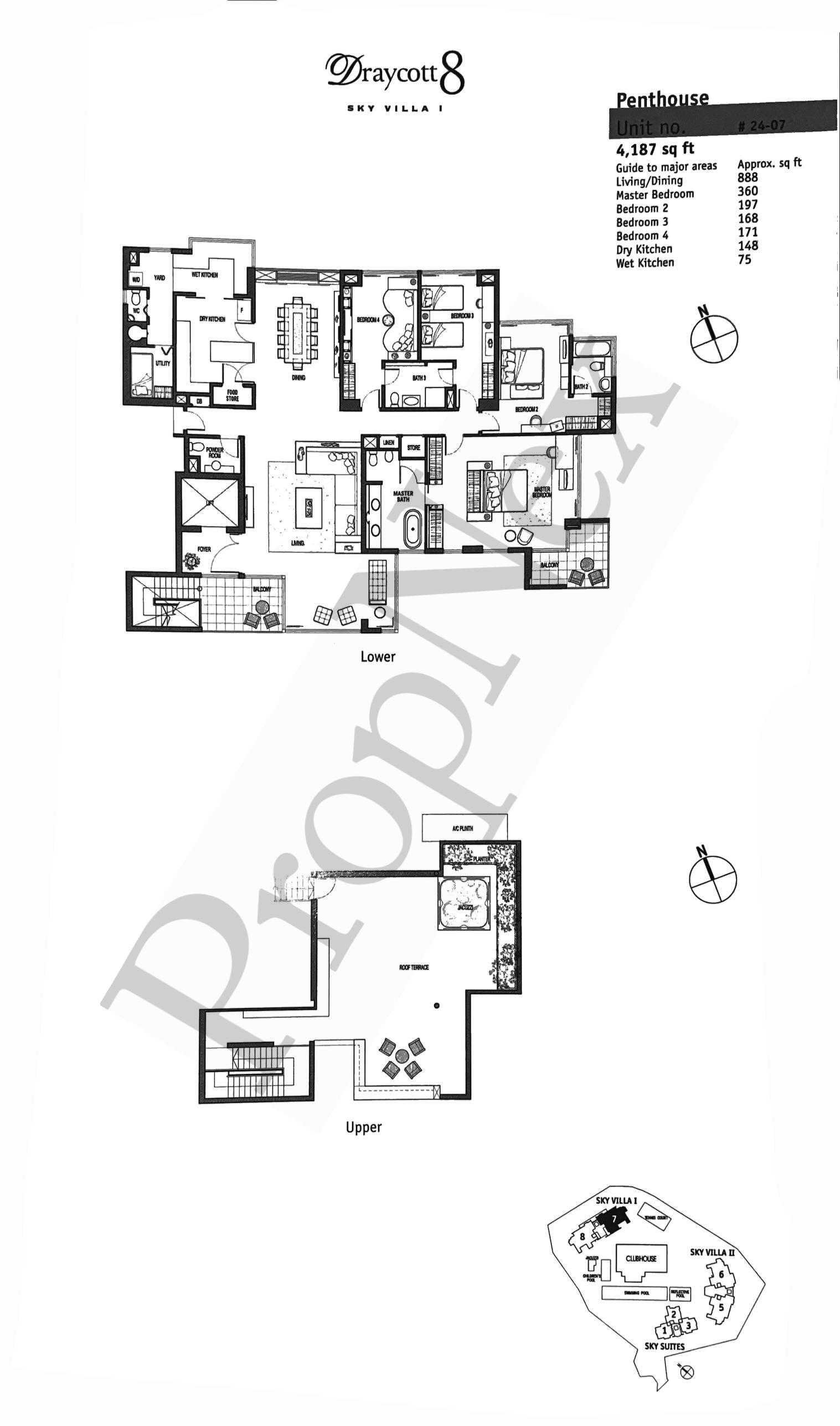 Draycott 8 – 4-BEDROOM + Penthouse #24-07