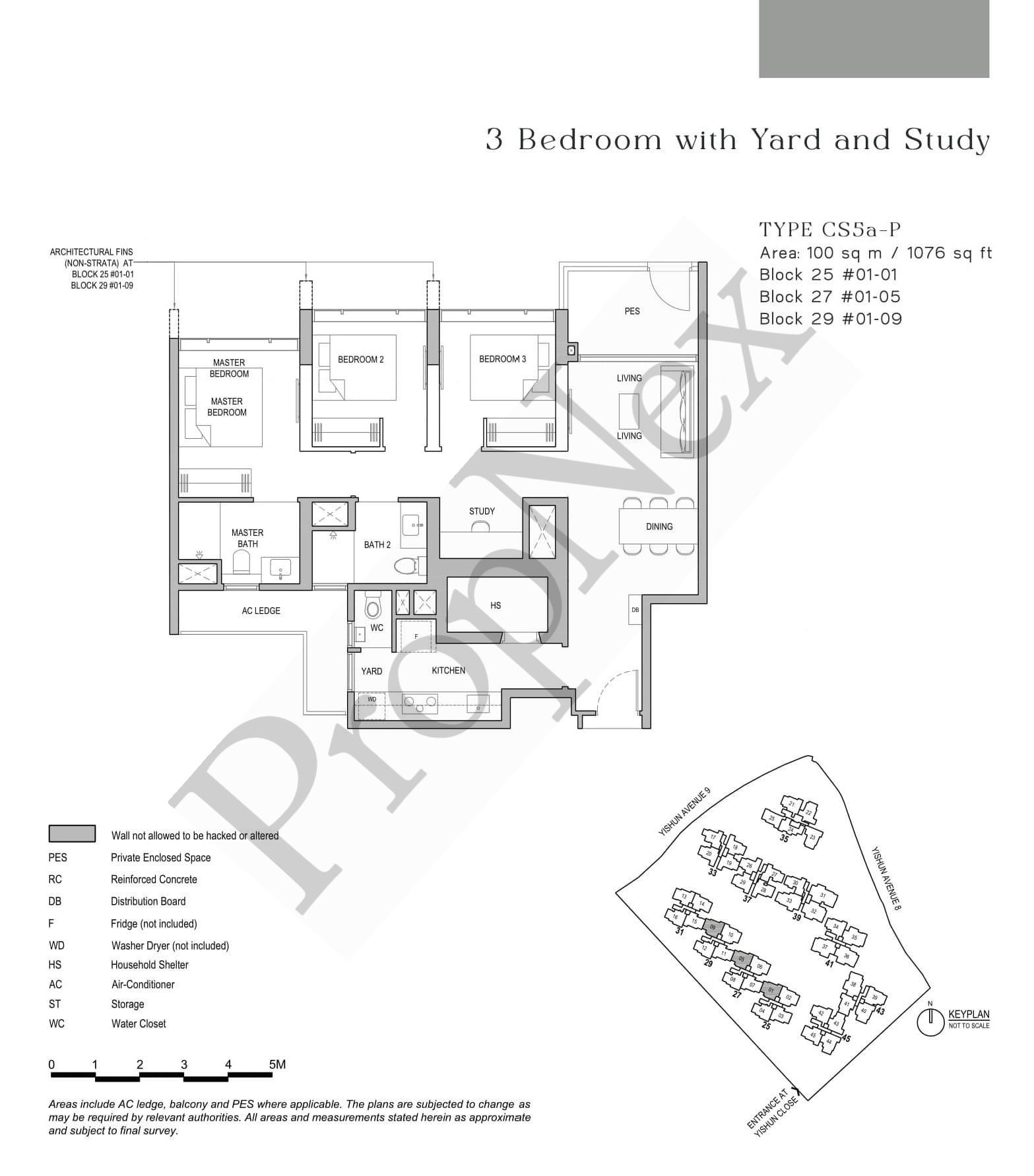 North Gaia – 3 BEDROOM+YARD+STUDY CS5a-P