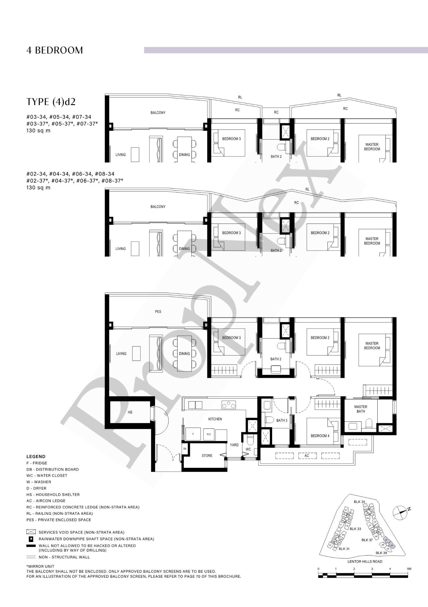 4 Bedroom (4)d2 floor plan