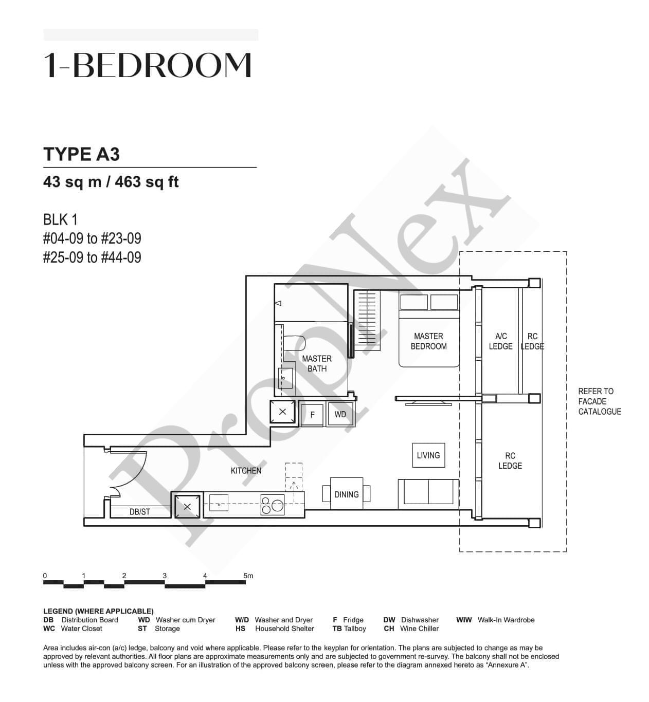 CanningHill Piers – 1-BEDROOM A3