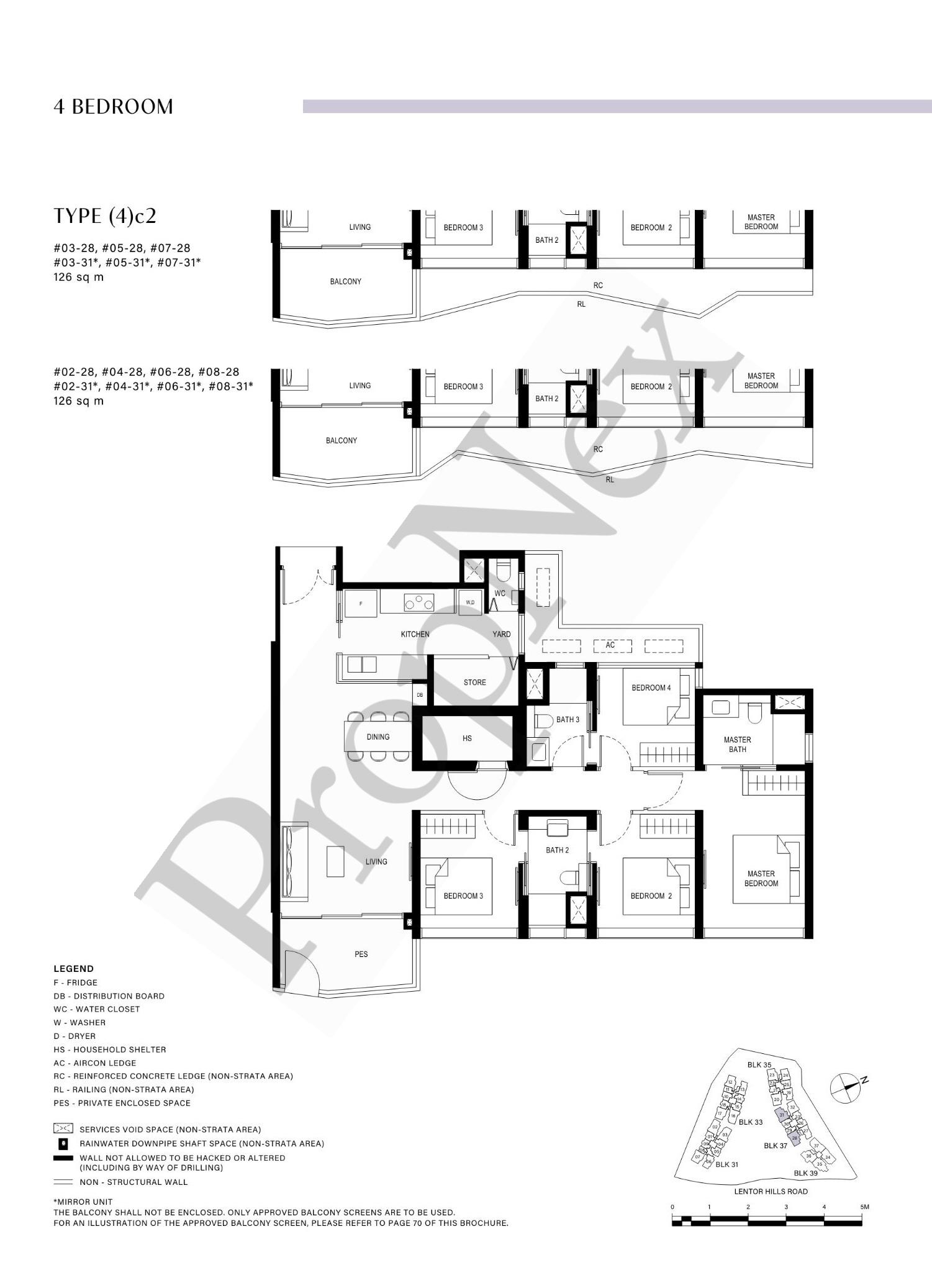 4 Bedroom (4)c2 floor plan