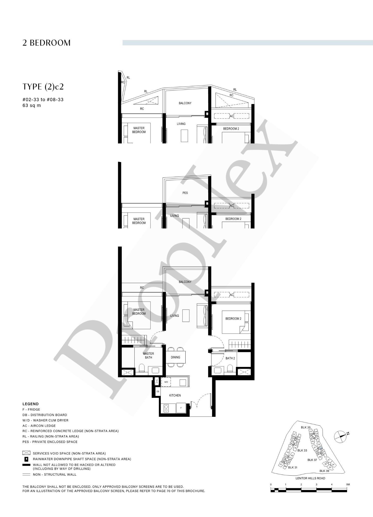 2 Bedroom (2)c2 floor plan
