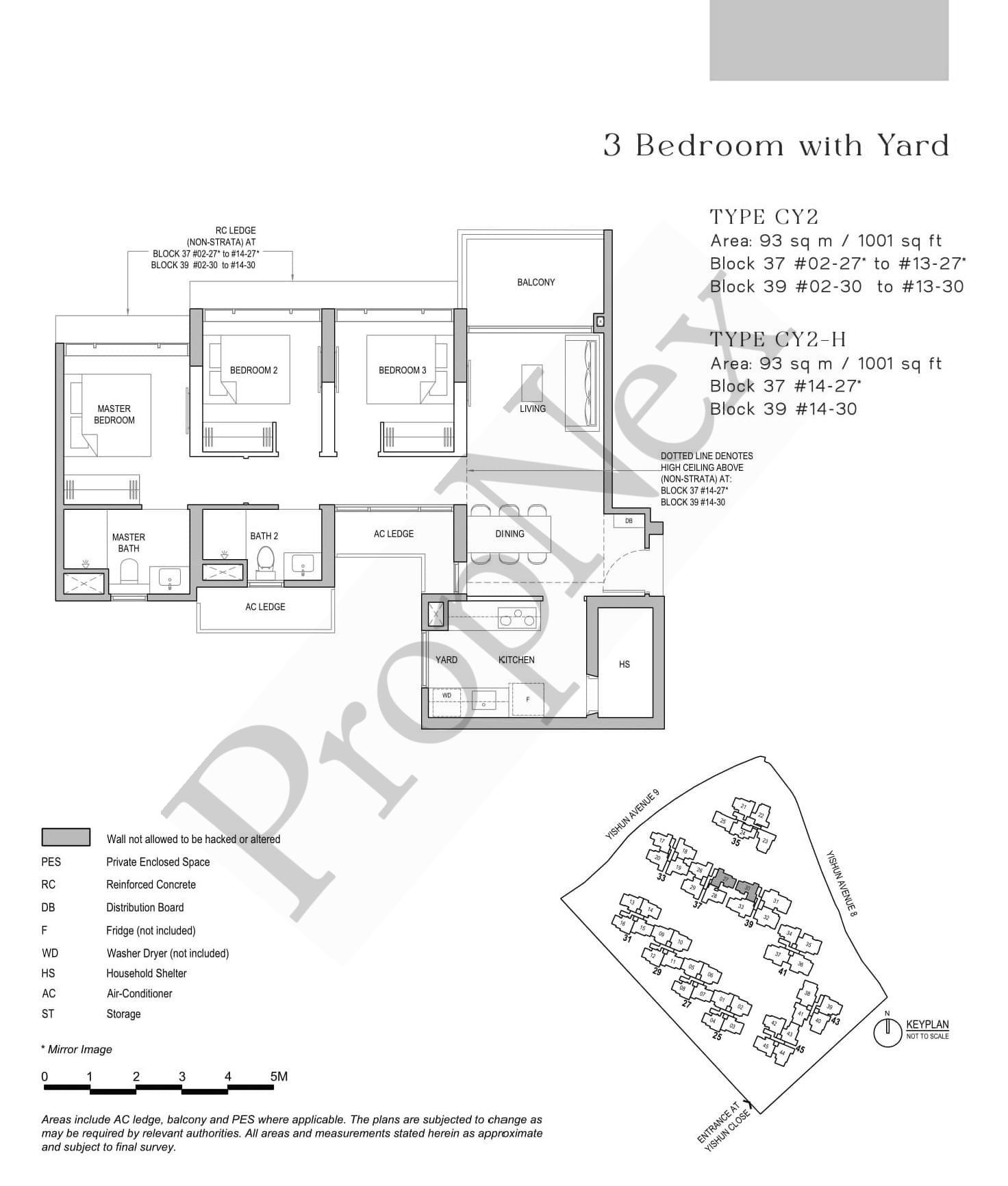 North Gaia – 3 BEDROOM + YARD CY2