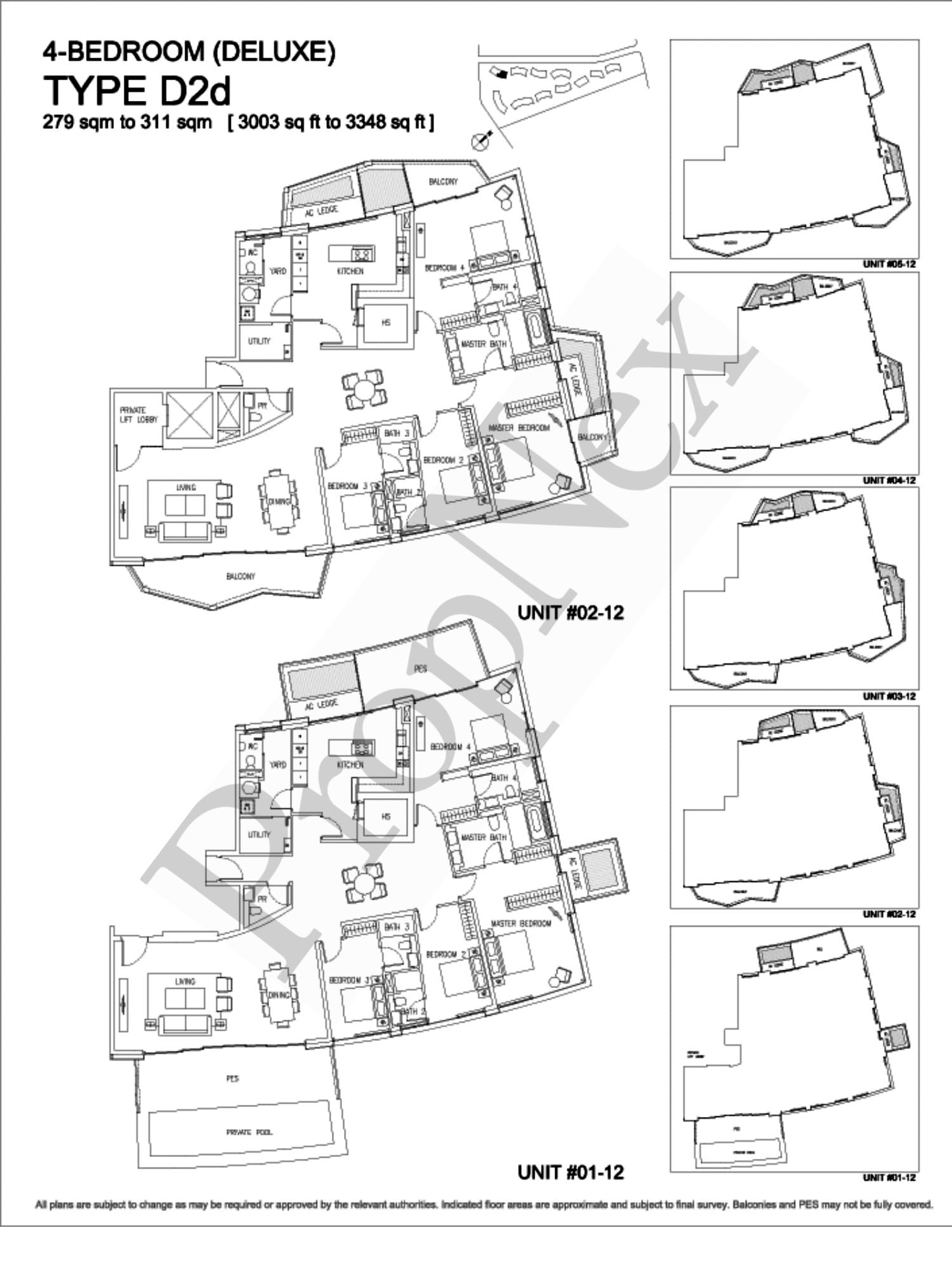 Corals at Keppel Bay – 4-BEDROOM D2d - 3348sqft