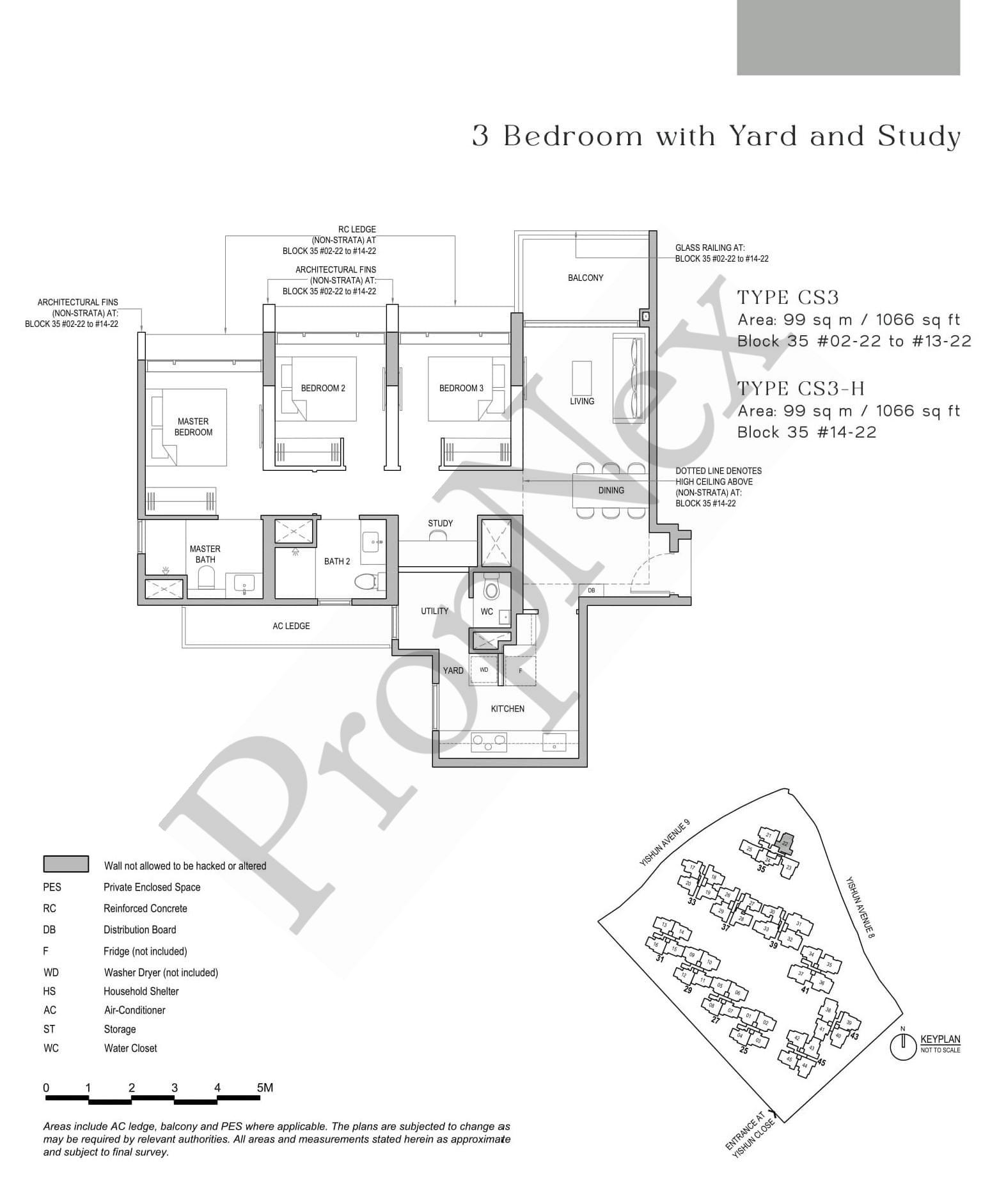 North Gaia – 3 BEDROOM+YARD+STUDY CS3-H