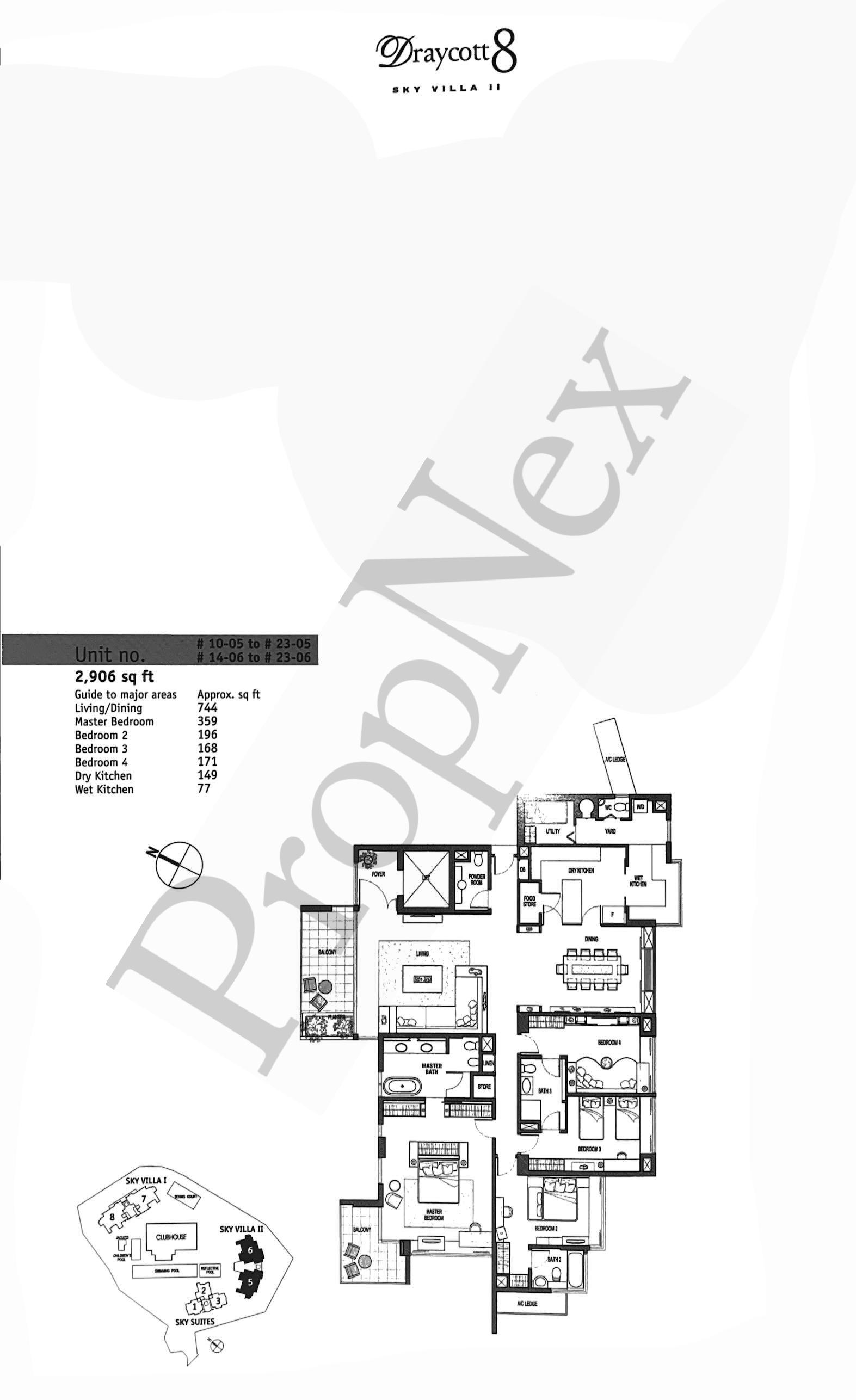 Draycott 8 – 4-BEDROOM #10 to 23-05,#14 to 23-06