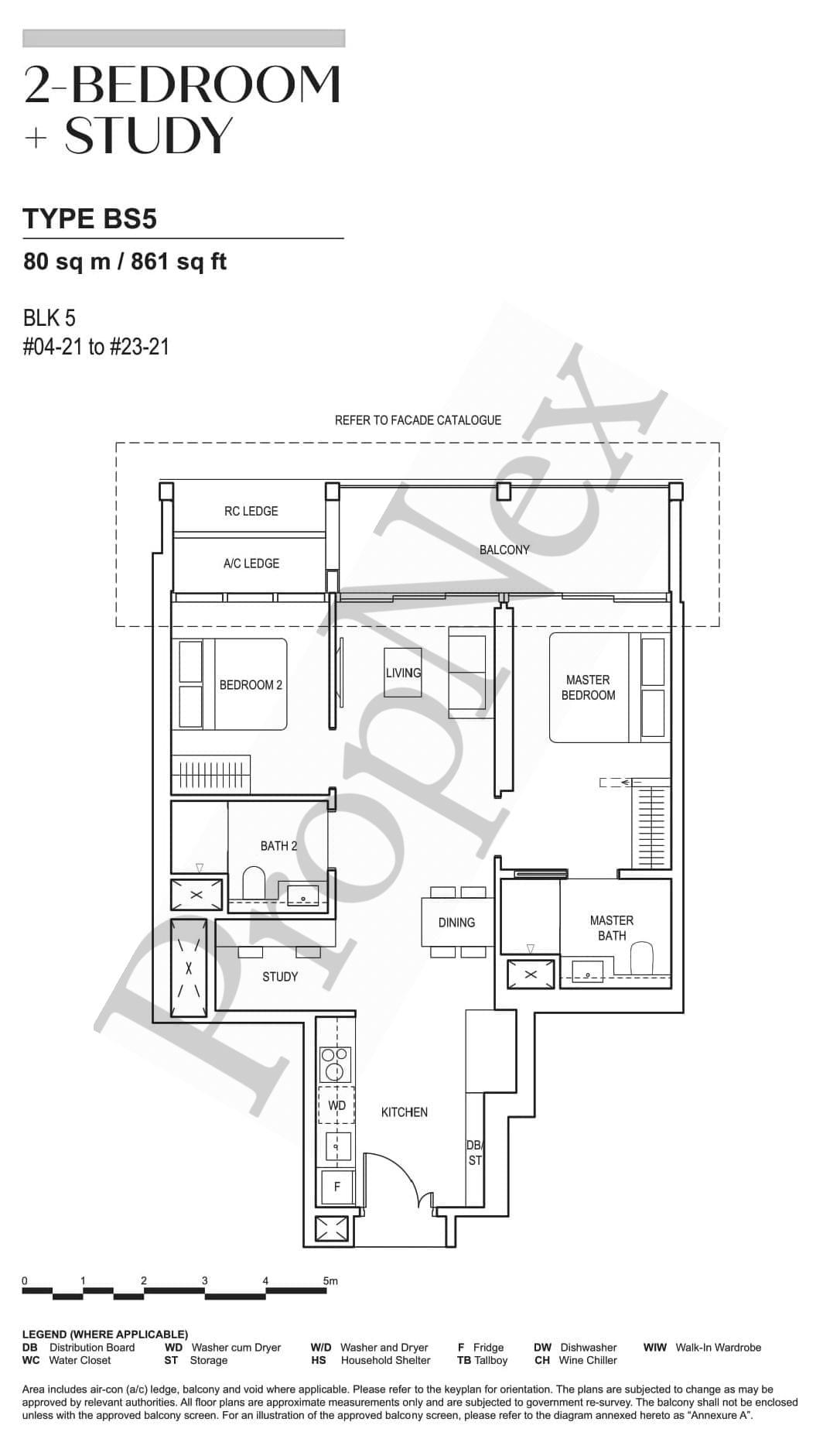 CanningHill Piers – 2-BEDROOM + STUDY BS5