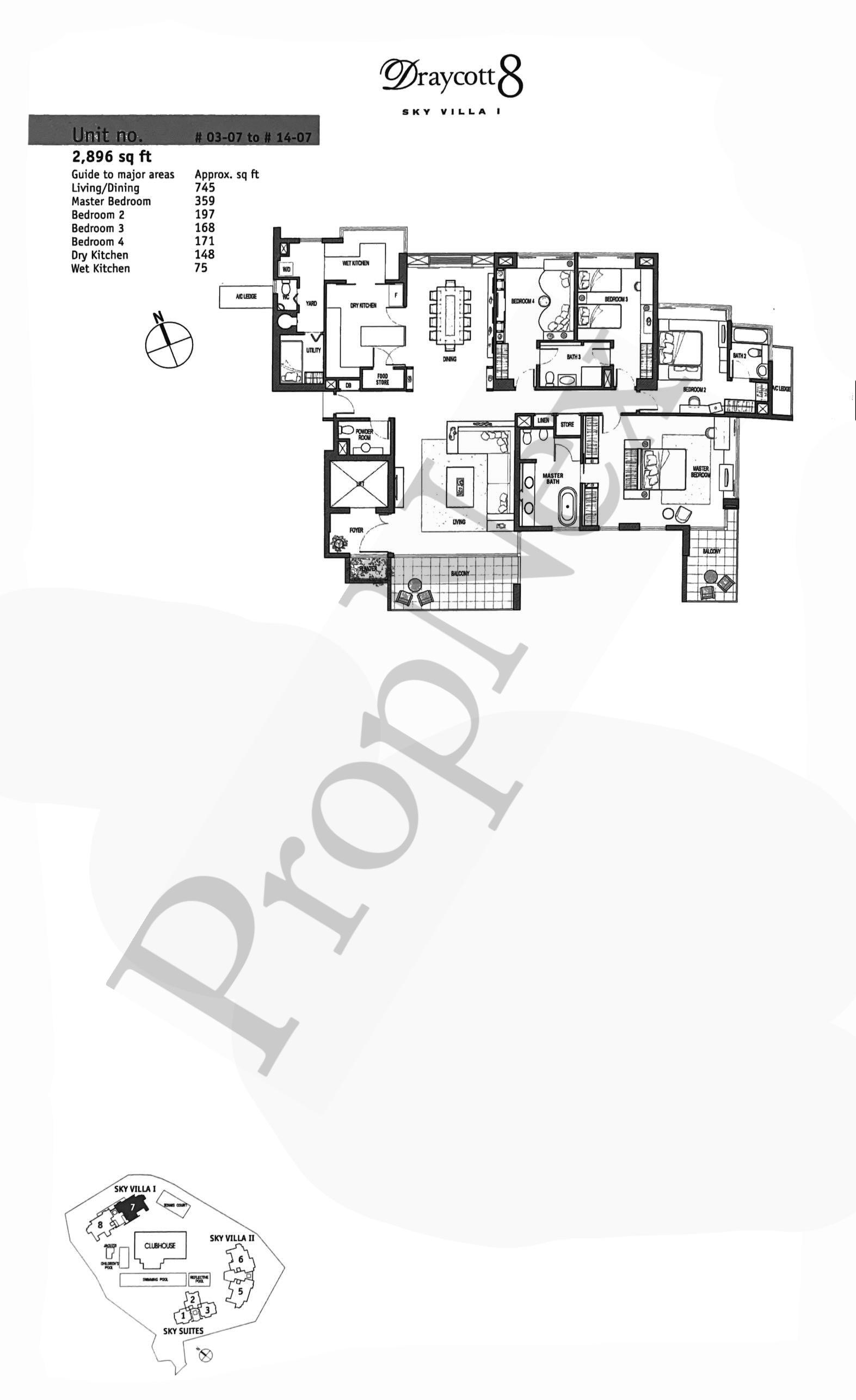 Draycott 8 – 4-BEDROOM #13 to 14-07