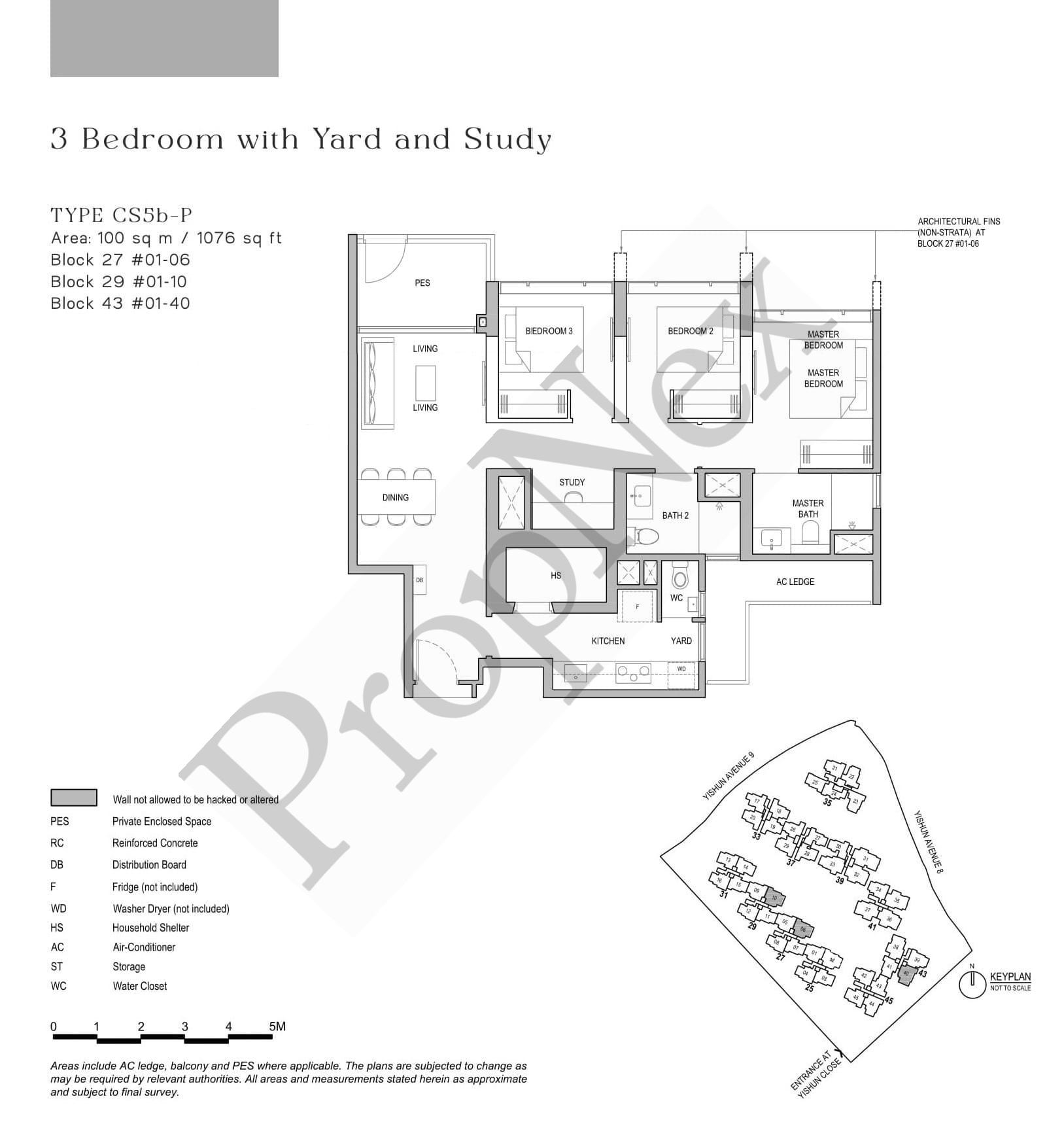 North Gaia – 3 BEDROOM+YARD+STUDY CS5b-P