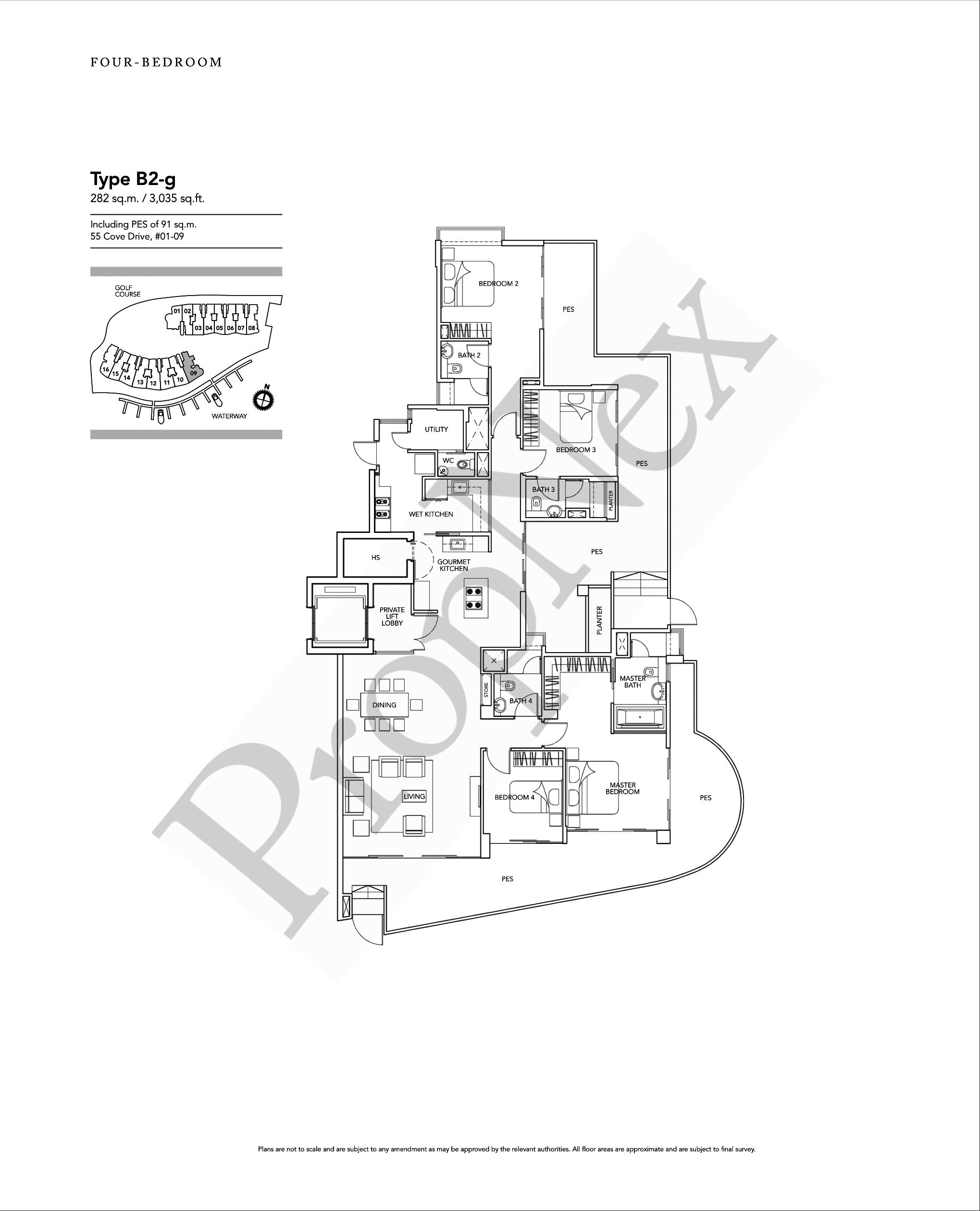Turquoise – 4 Bedroom B2-g