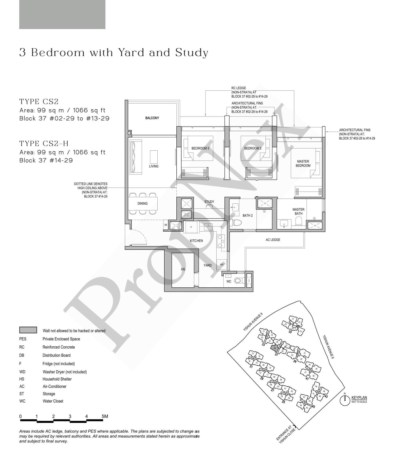 North Gaia – 3 BEDROOM+YARD+STUDY CS2-H