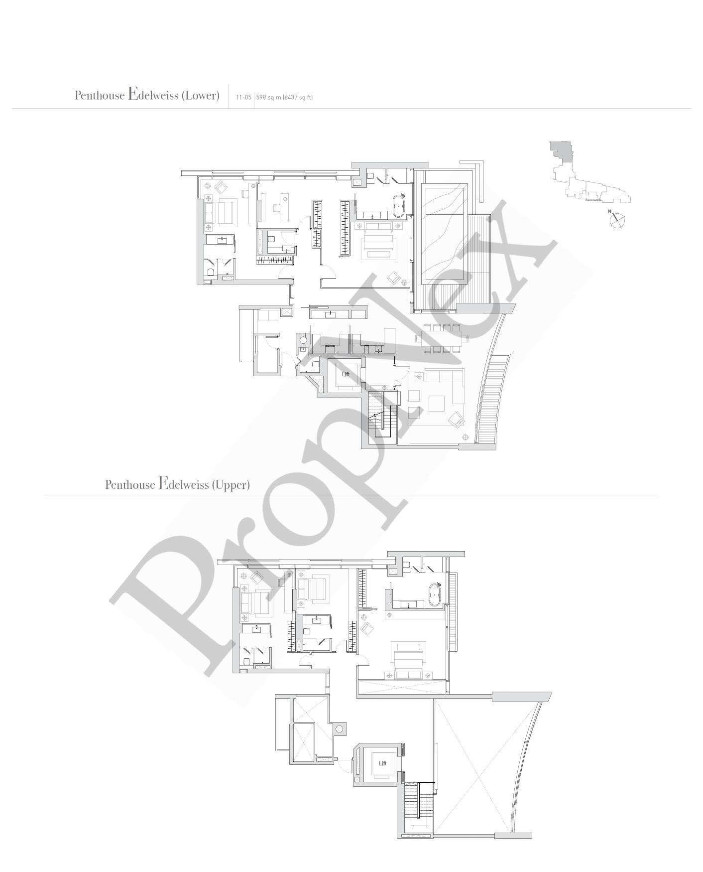Eden Residences Capitol – 4-BEDROOM + Penthouse,With Study PHE