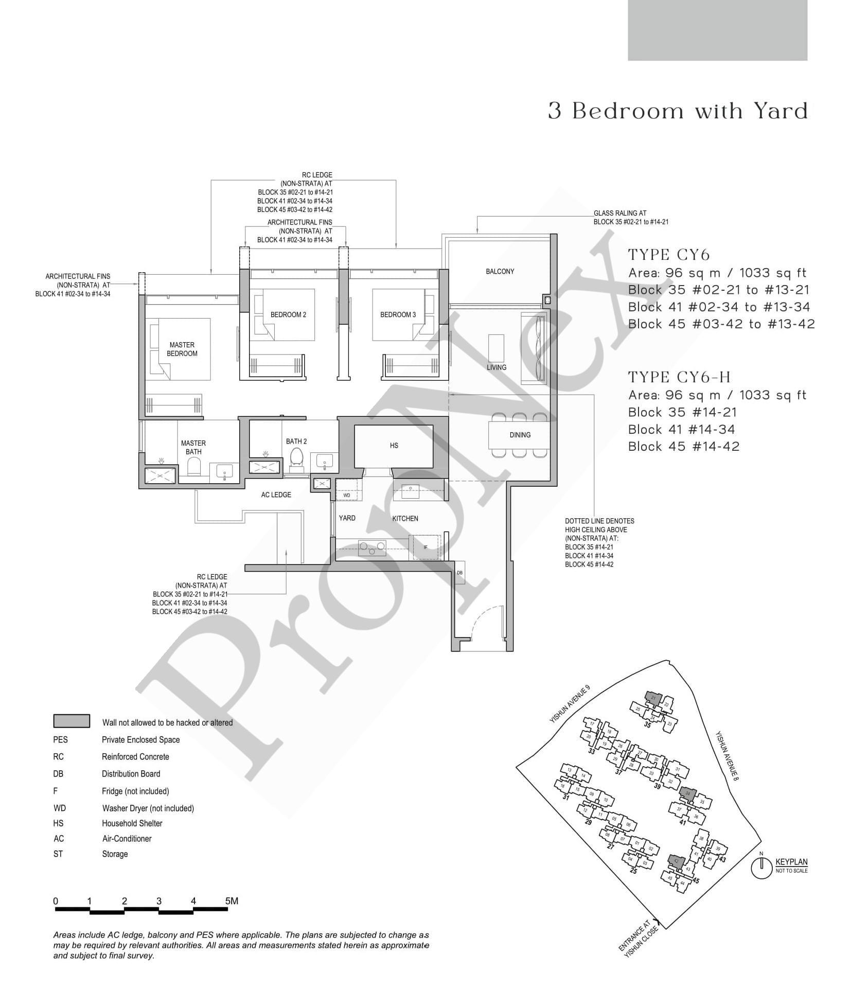 North Gaia – 3 BEDROOM + YARD CY6-H