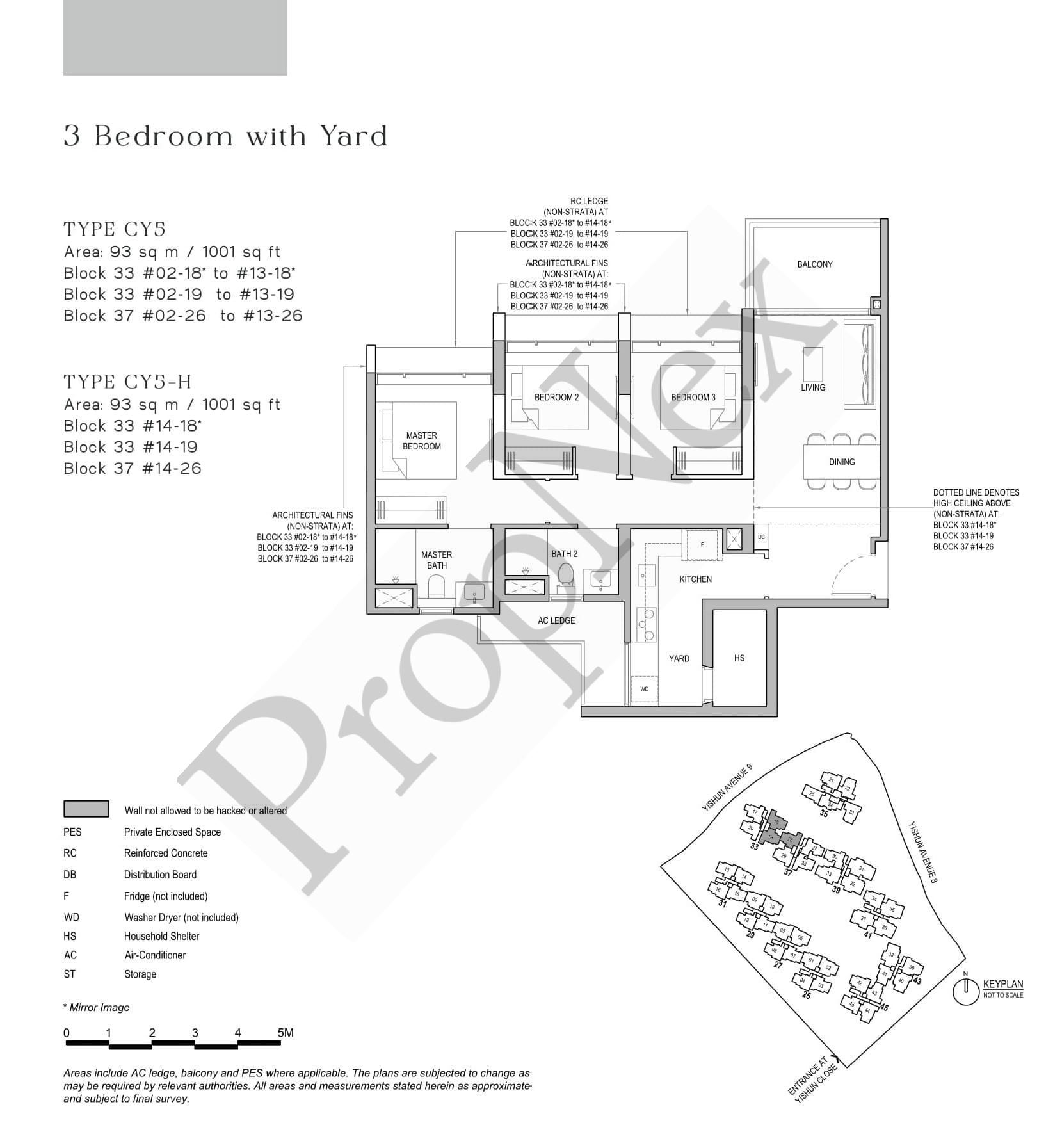 North Gaia – 3 BEDROOM + YARD CY5