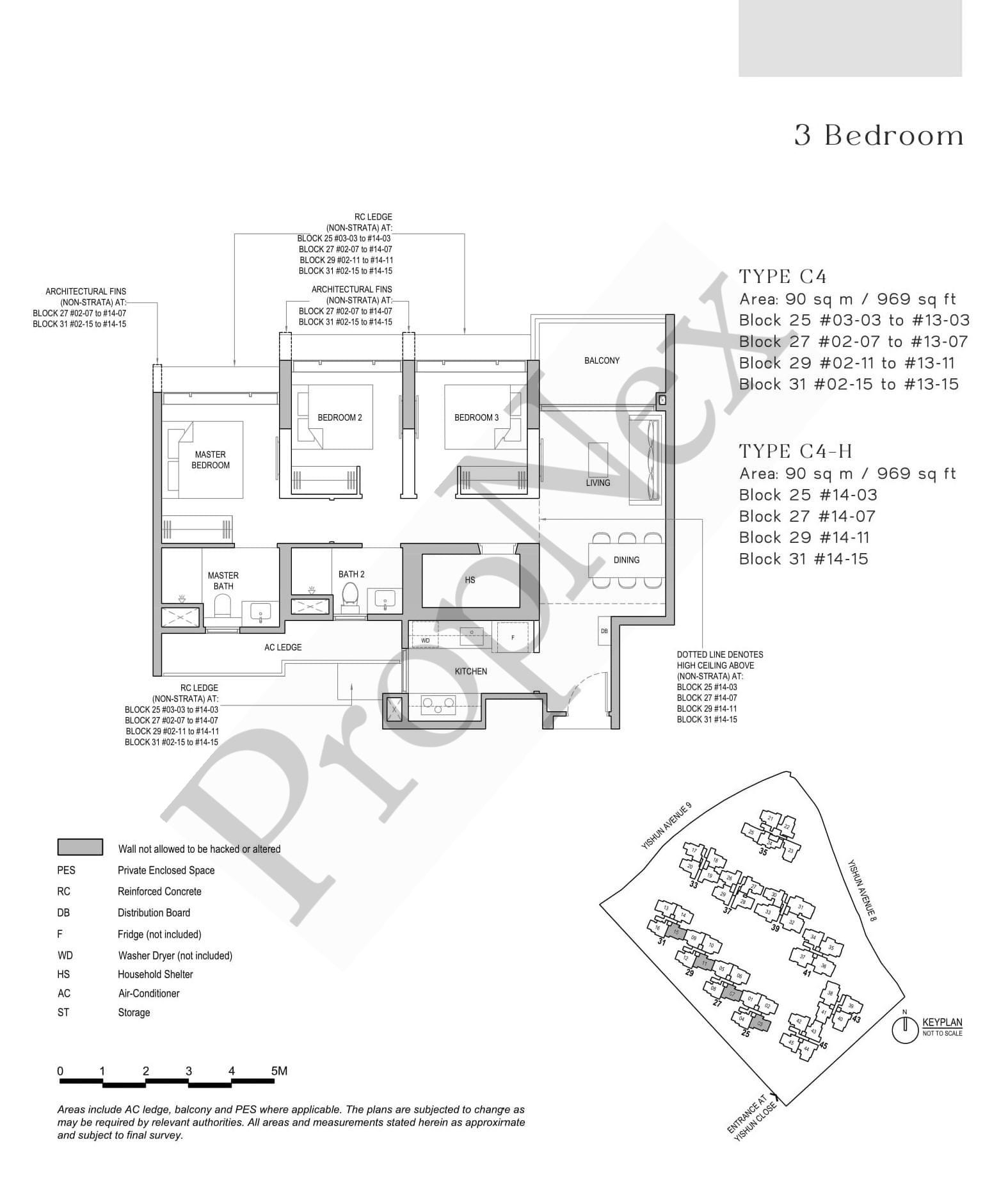 North Gaia – 3 BEDROOM C4-H