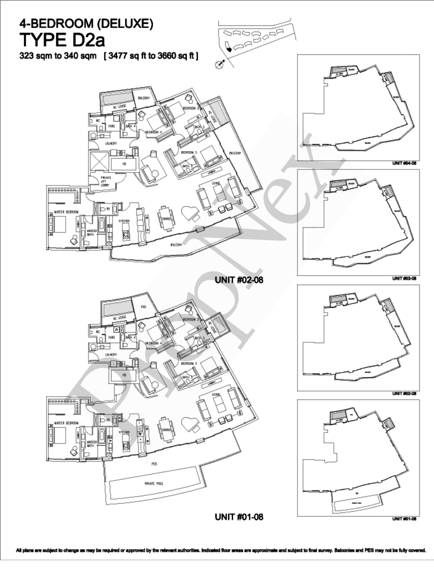 Corals at Keppel Bay – 4-BEDROOM D2a - 3660sqft