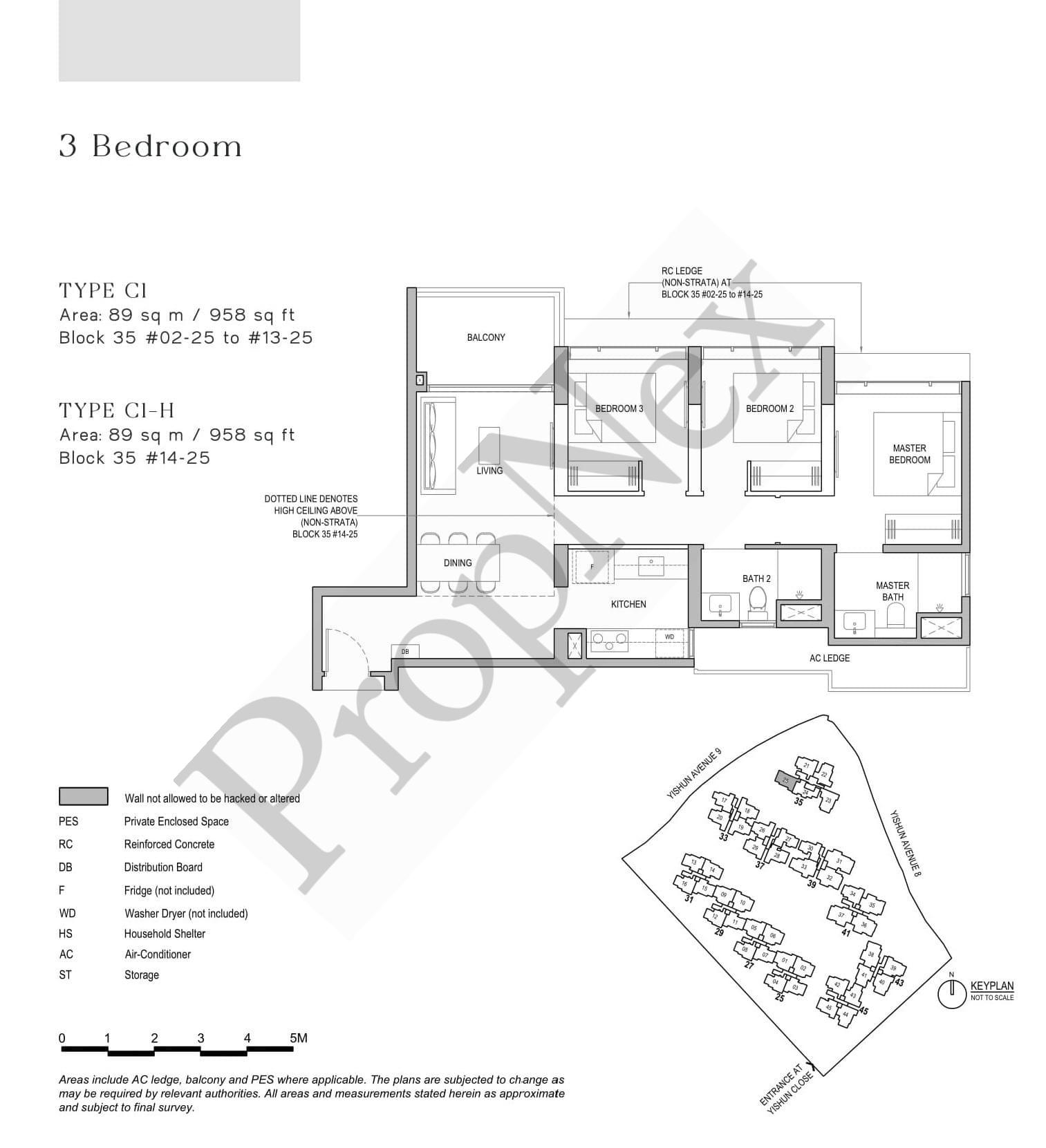 North Gaia – 3 BEDROOM C1-H