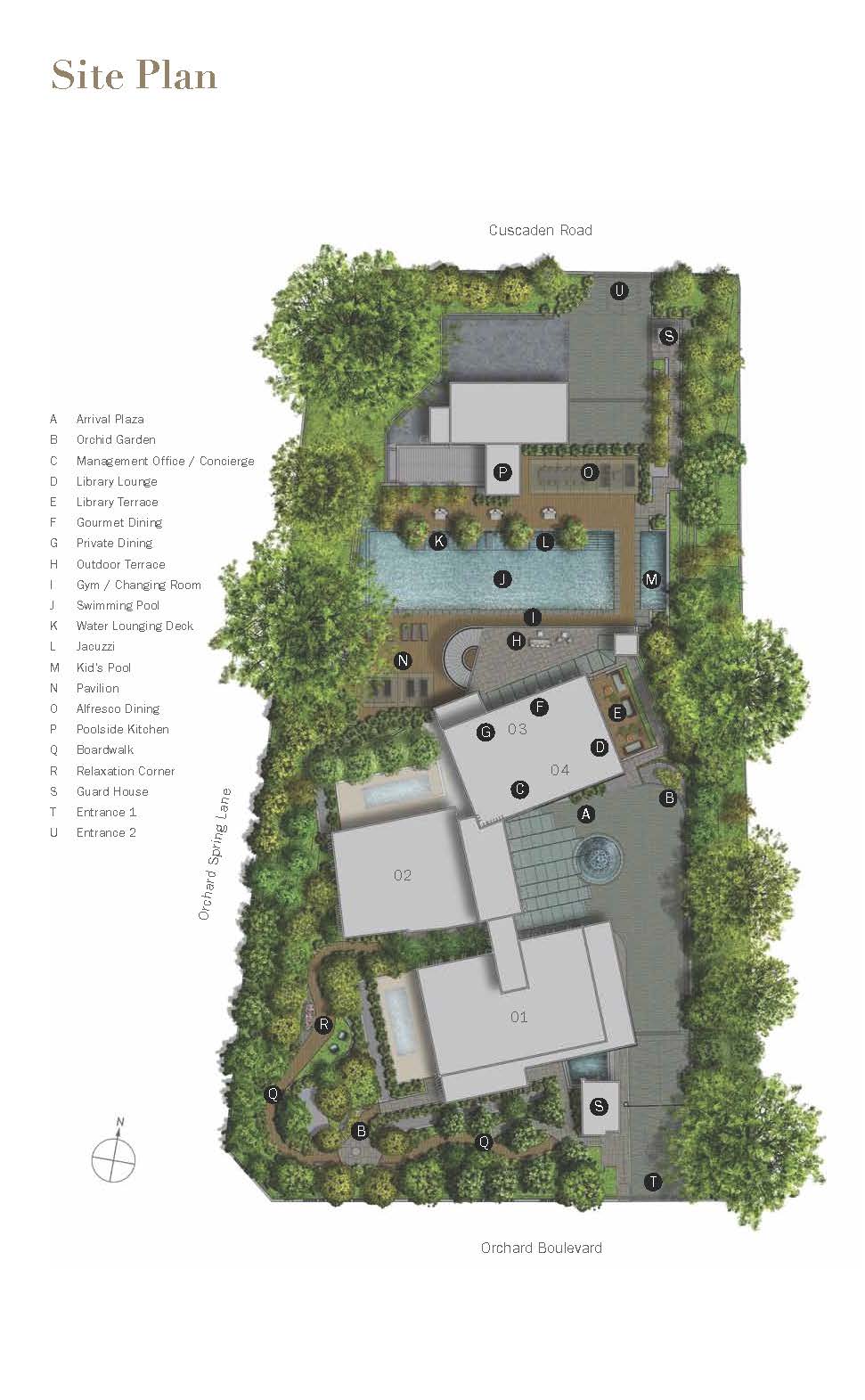 3 Orchard By-The-Park site plan