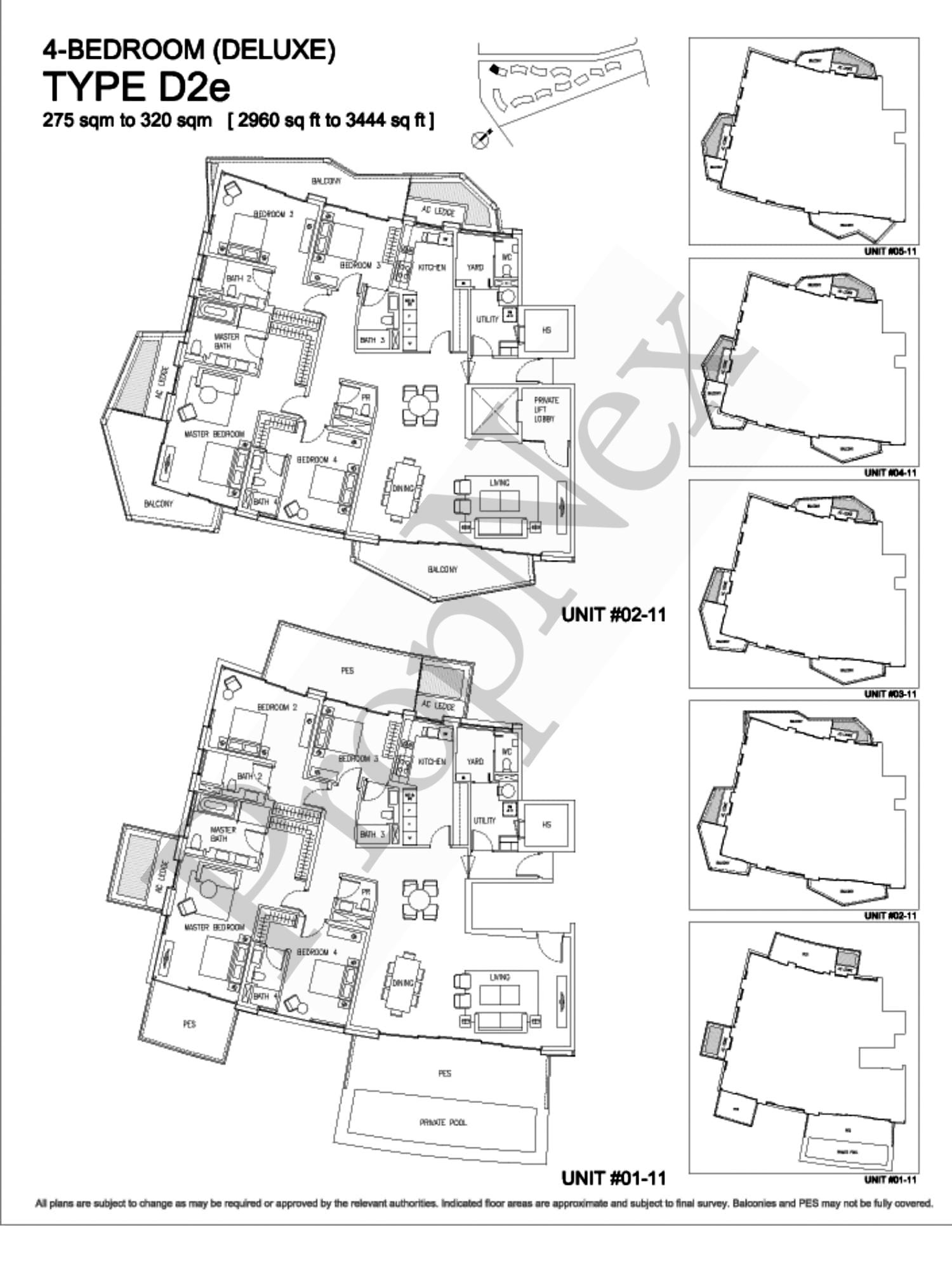 Corals at Keppel Bay – 4-BEDROOM D2e - 2960sqft