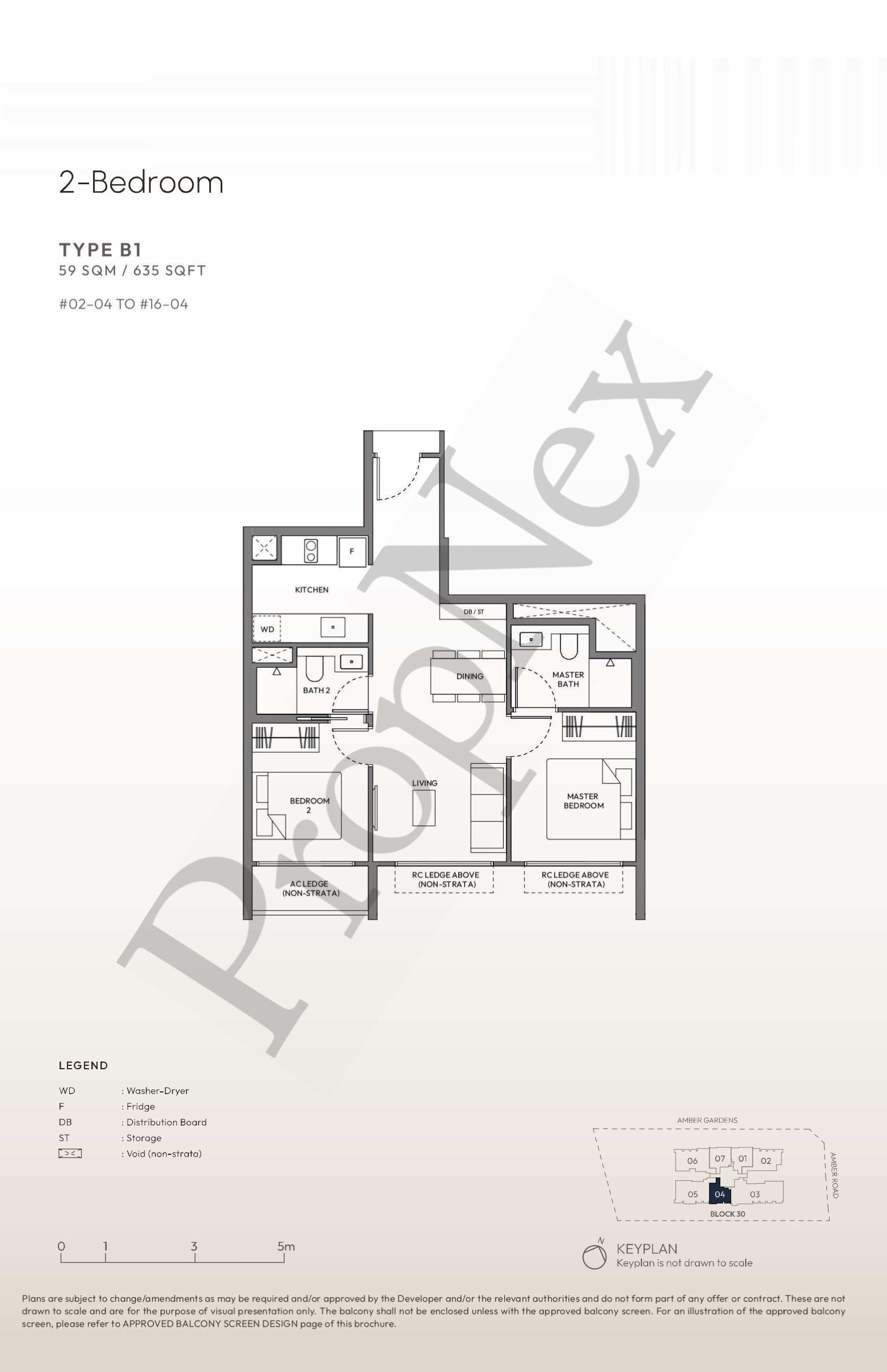 Amber House – 2-BEDROOM B1