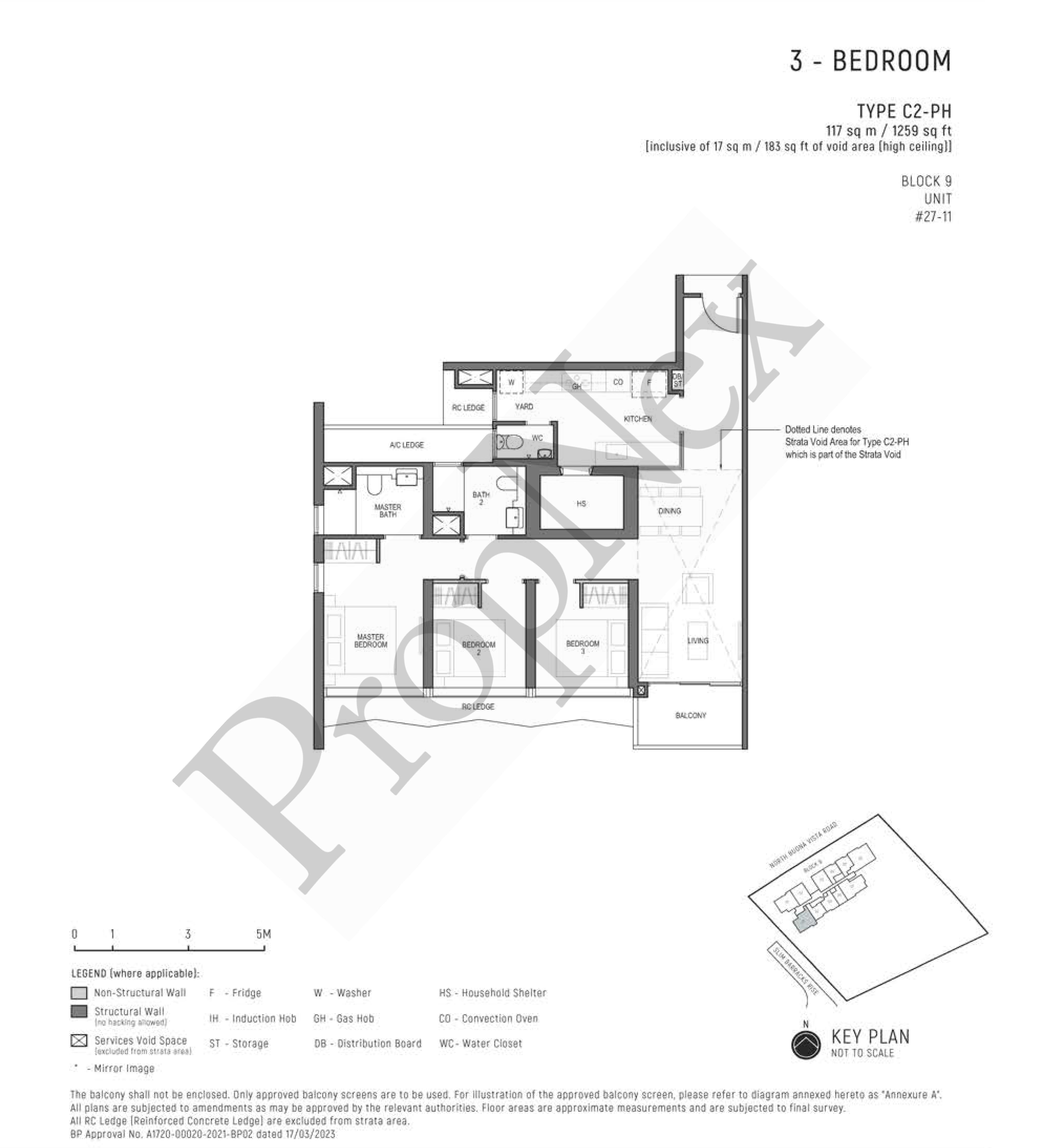 Blossoms By The Park – 3 Bedroom C2-PH