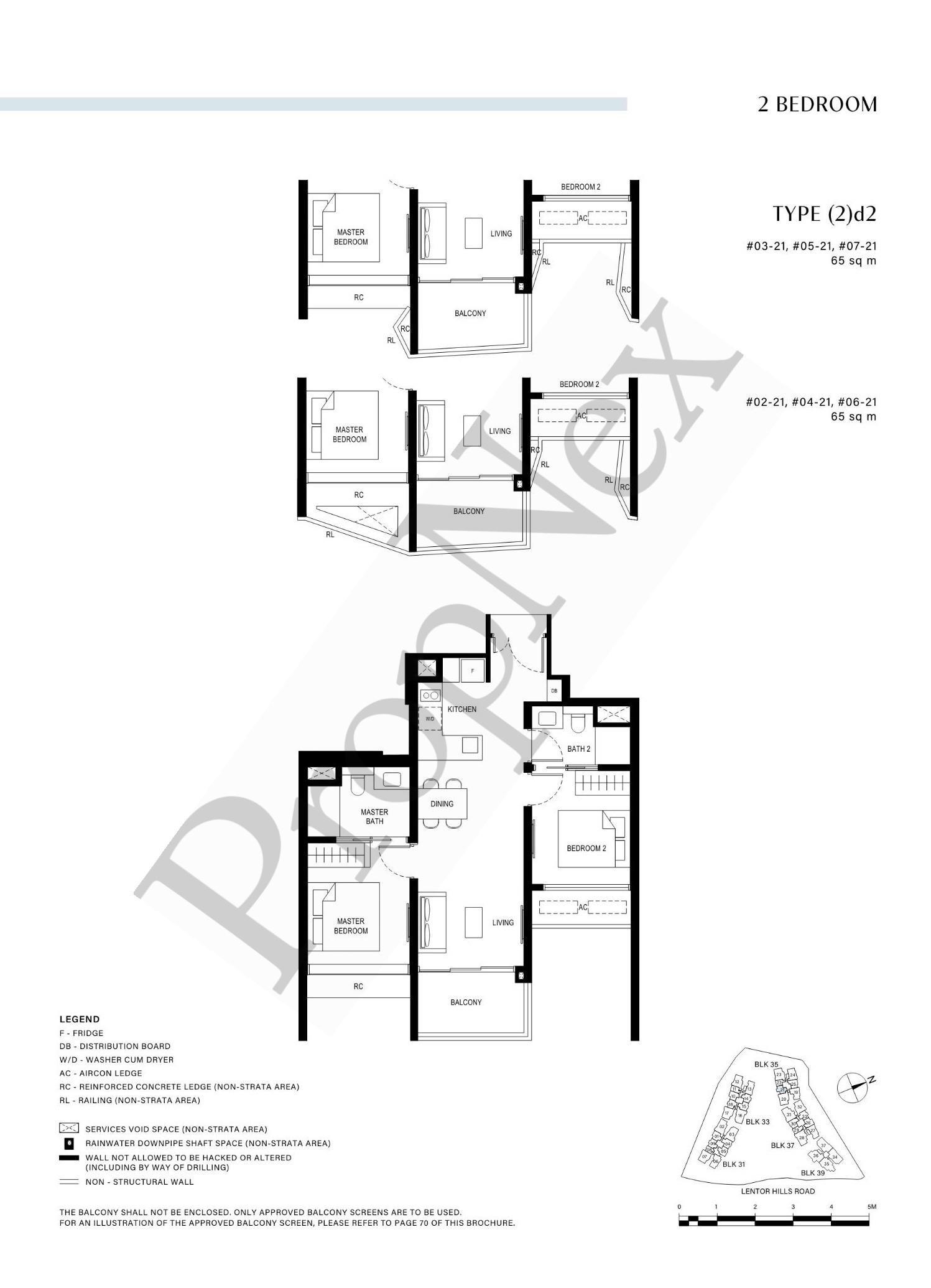 2 Bedroom (2)d2 floor plan
