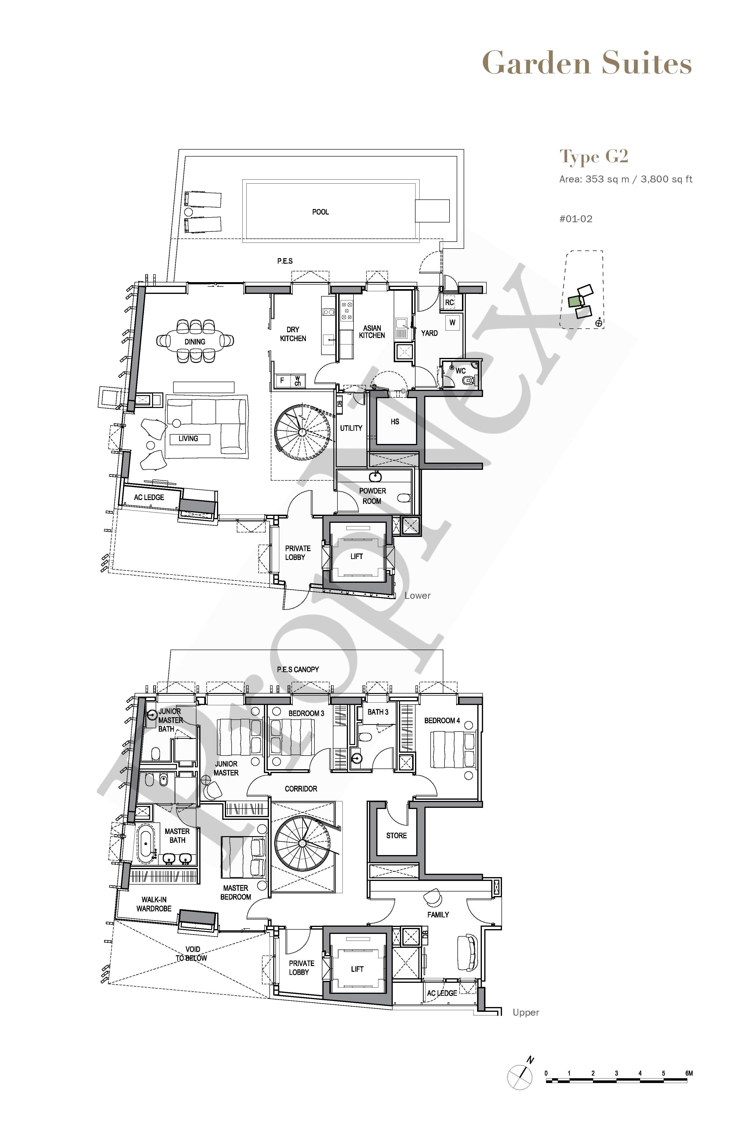 4-BEDROOM G2 floor plan