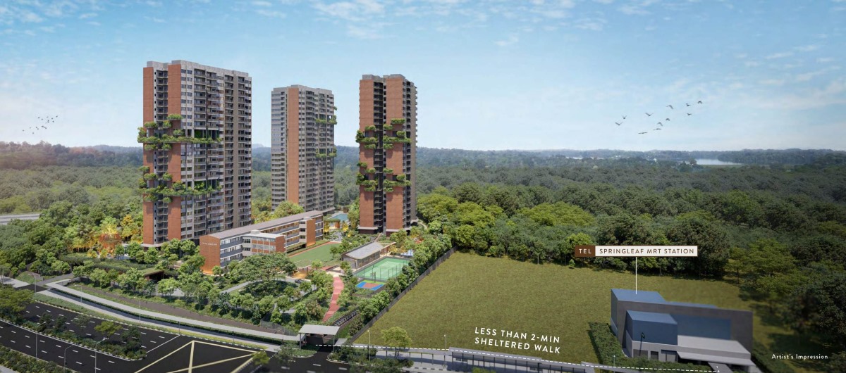 Springleaf Residence exterior illustration