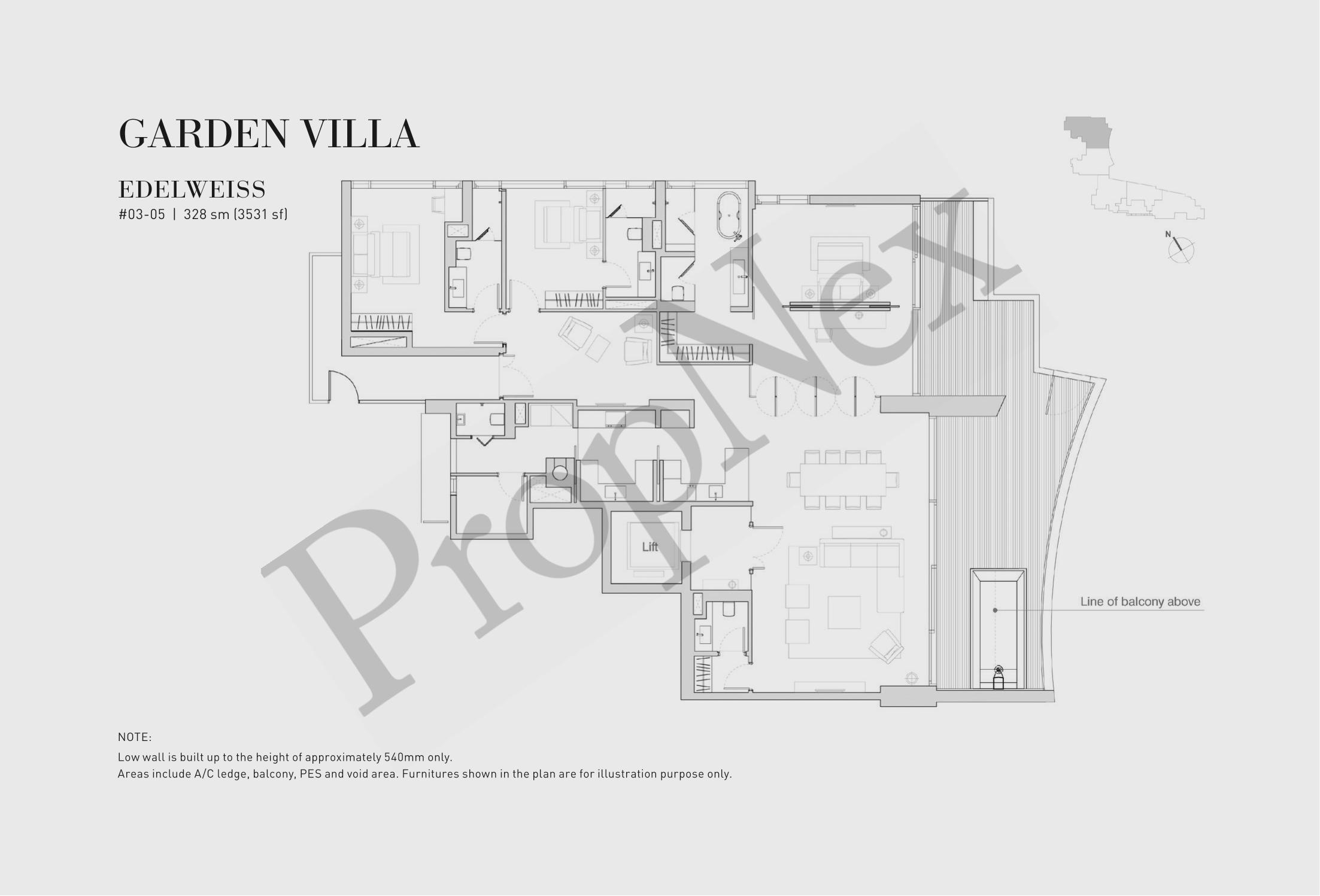 Eden Residences Capitol – 3-BEDROOM GARDEN VILLA EDELWEISS