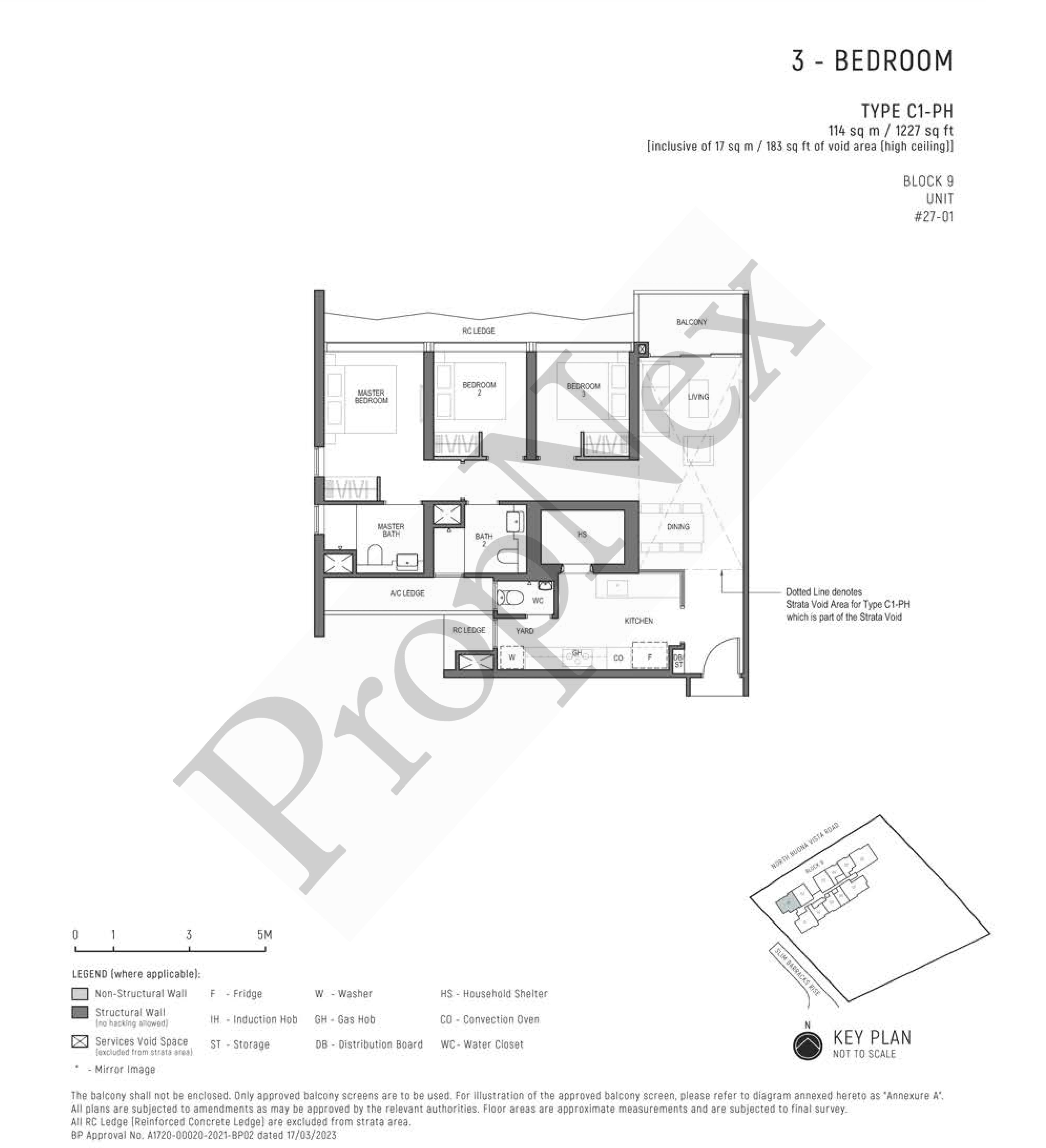 Blossoms By The Park – 3 Bedroom C1-PH