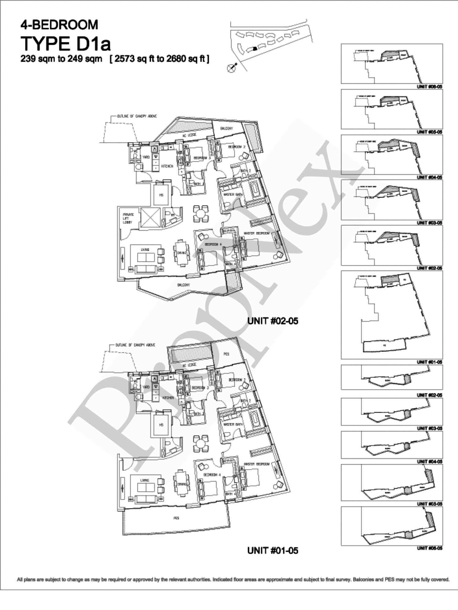 Corals at Keppel Bay – 4-BEDROOM D1a - 2573sqft