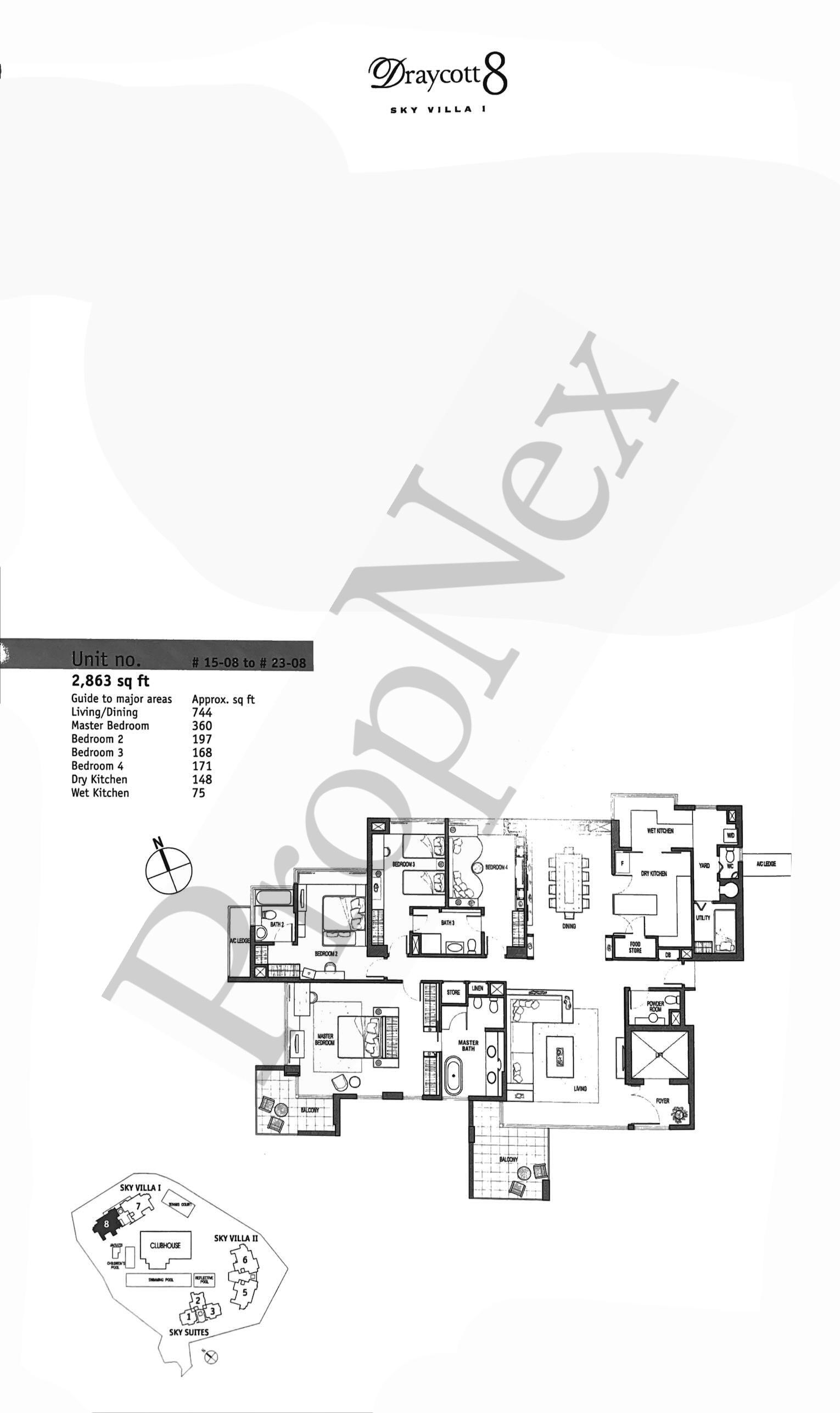 Draycott 8 – 4-BEDROOM #15 to 23-08