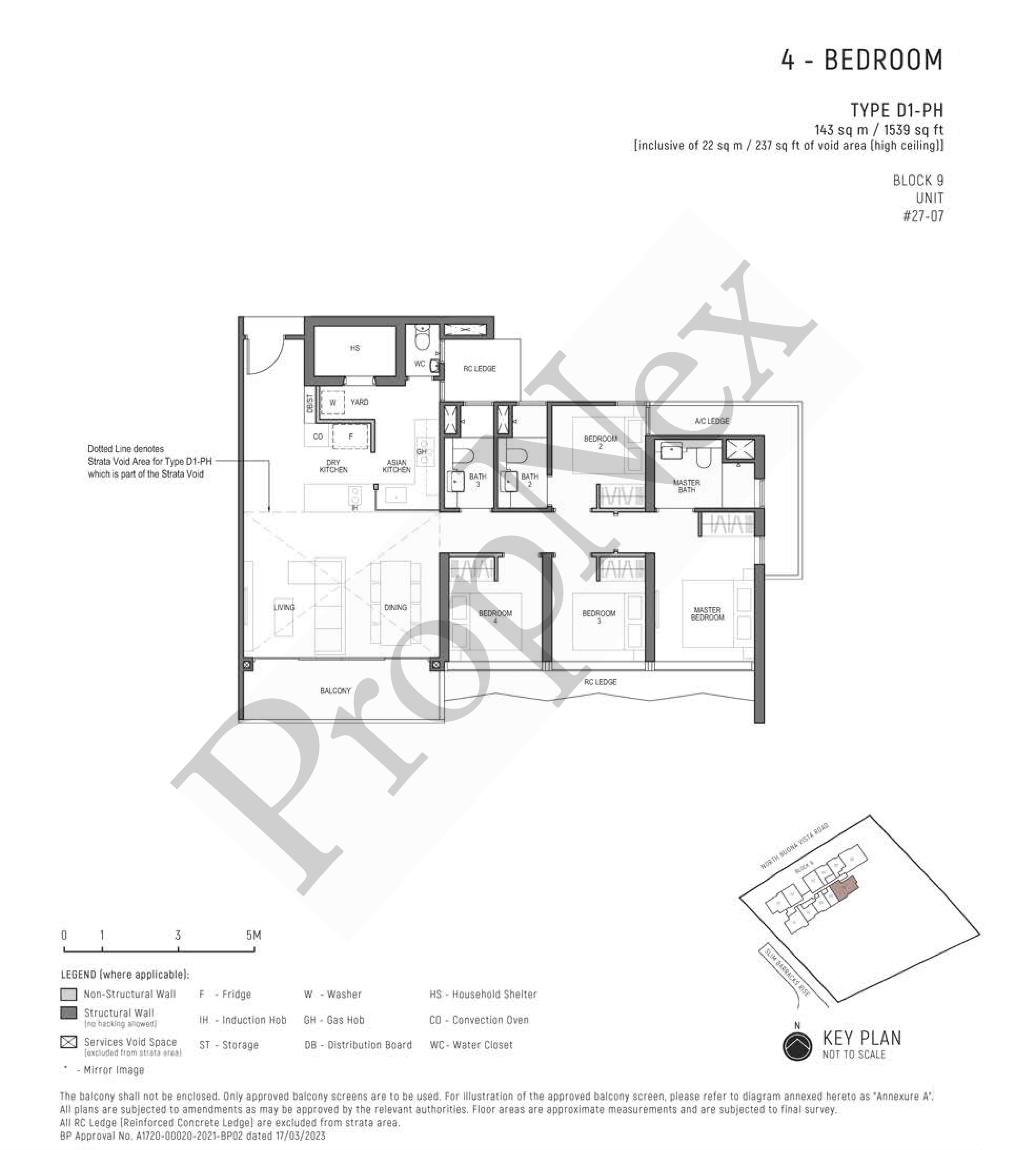 Blossoms By The Park – 4 Bedroom D1-PH