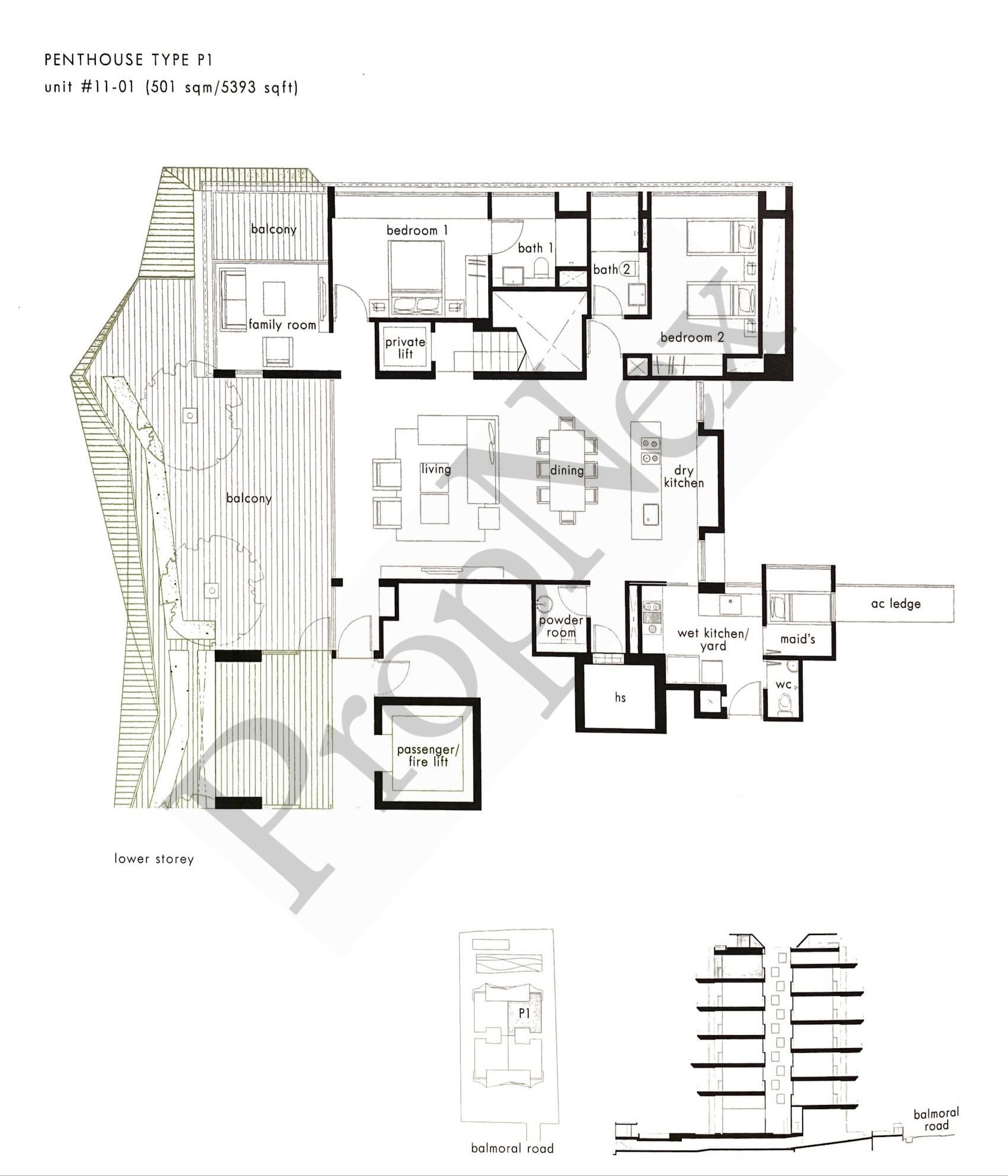The Oliv – 4-BEDROOM + Penthouse P1