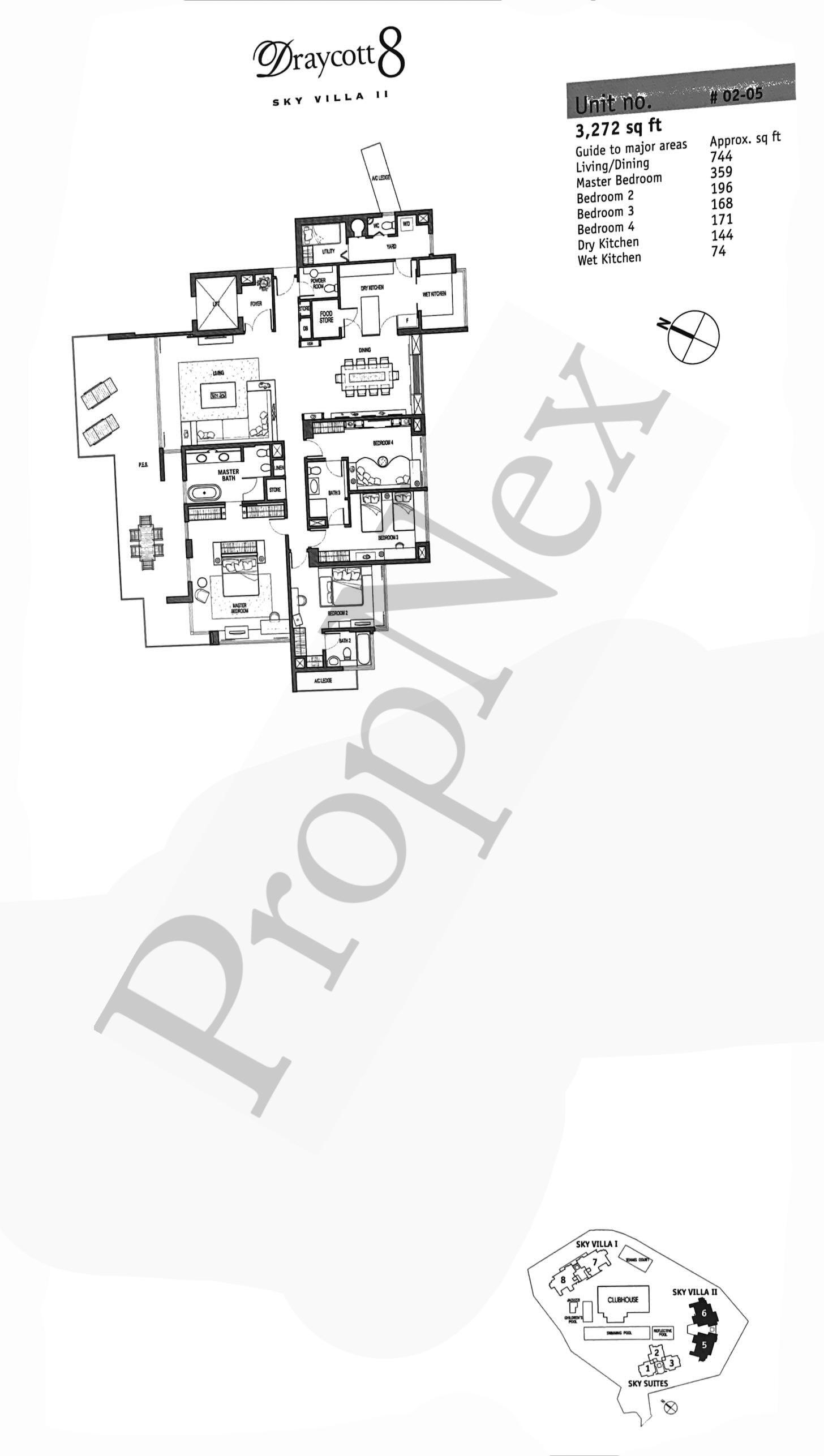 Draycott 8 – 4-BEDROOM #02-05