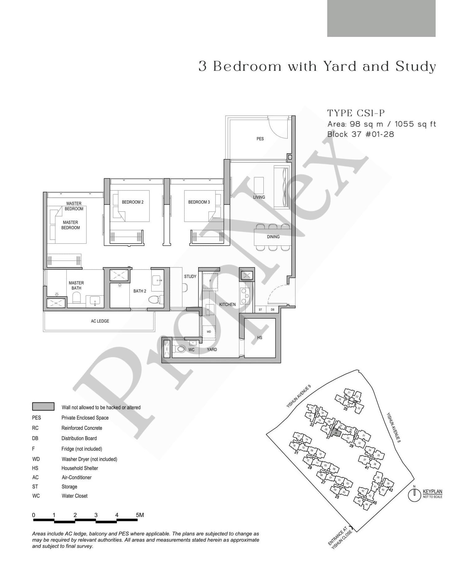 North Gaia – 3 BEDROOM+YARD+STUDY CS1-P