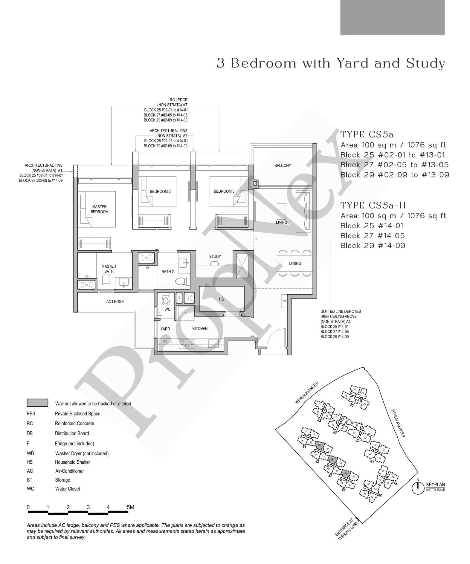 North Gaia – 3 BEDROOM+YARD+STUDY CS5a-H