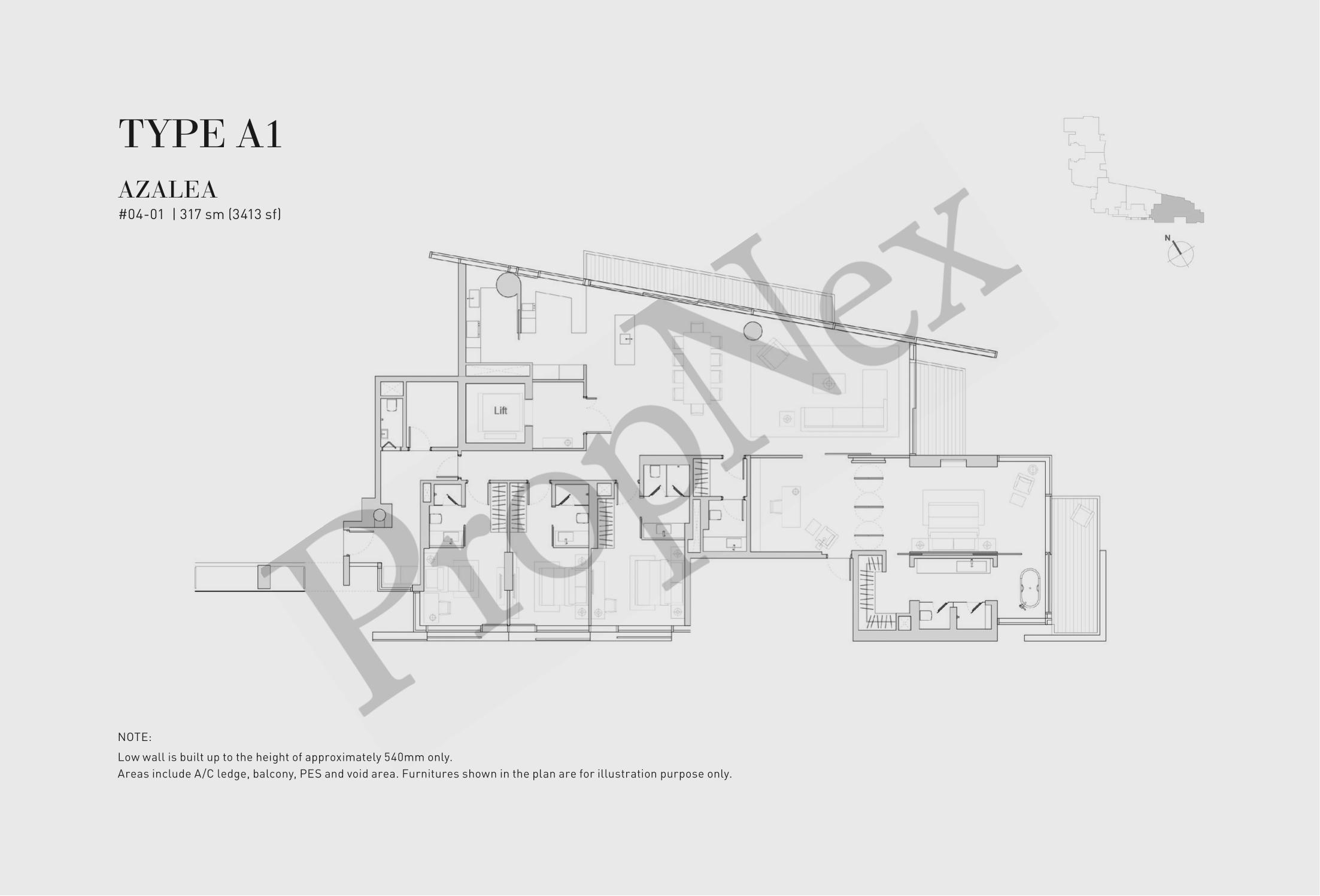Eden Residences Capitol – 4-BEDROOM A1